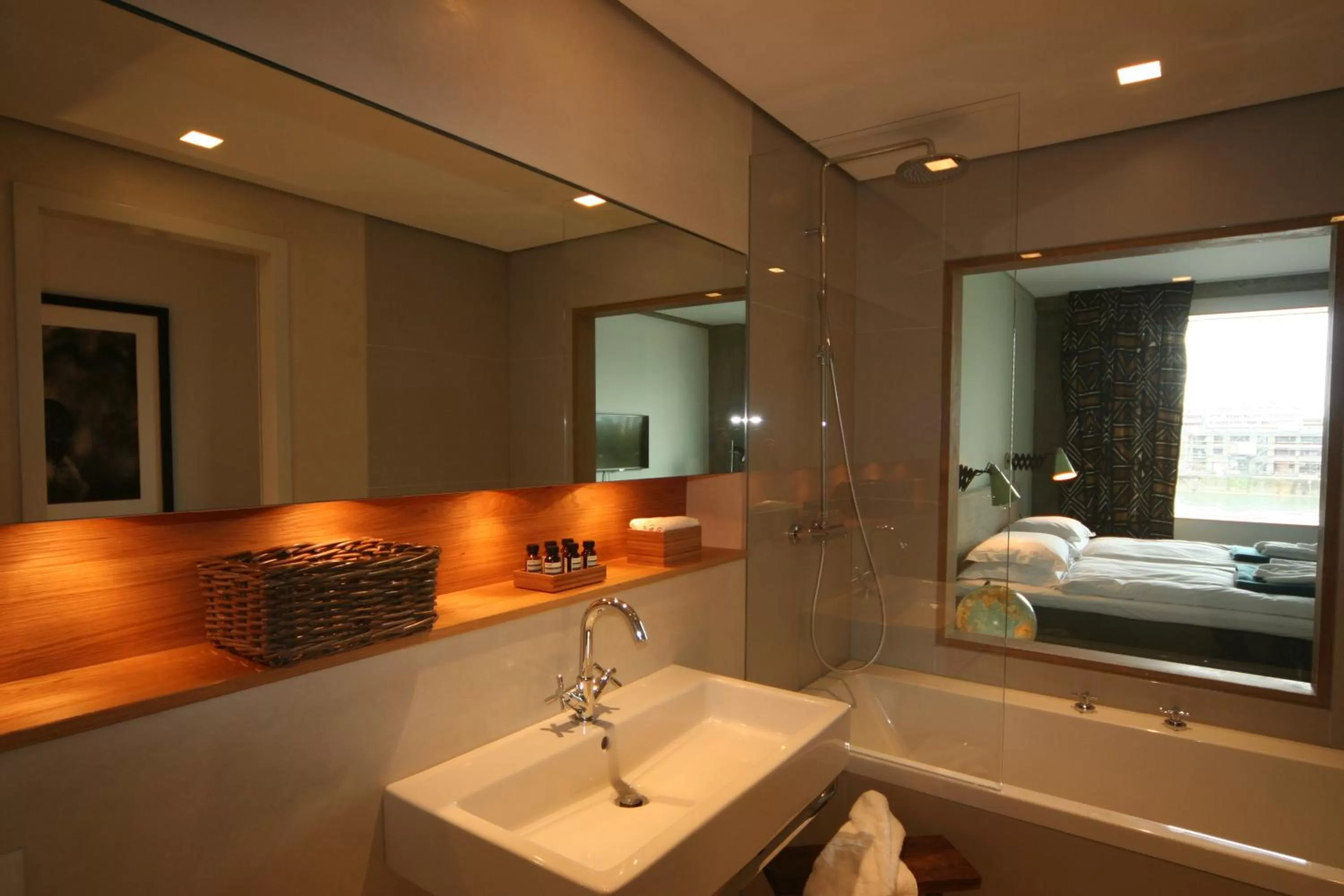 Toilet in Speicher7 Hotel