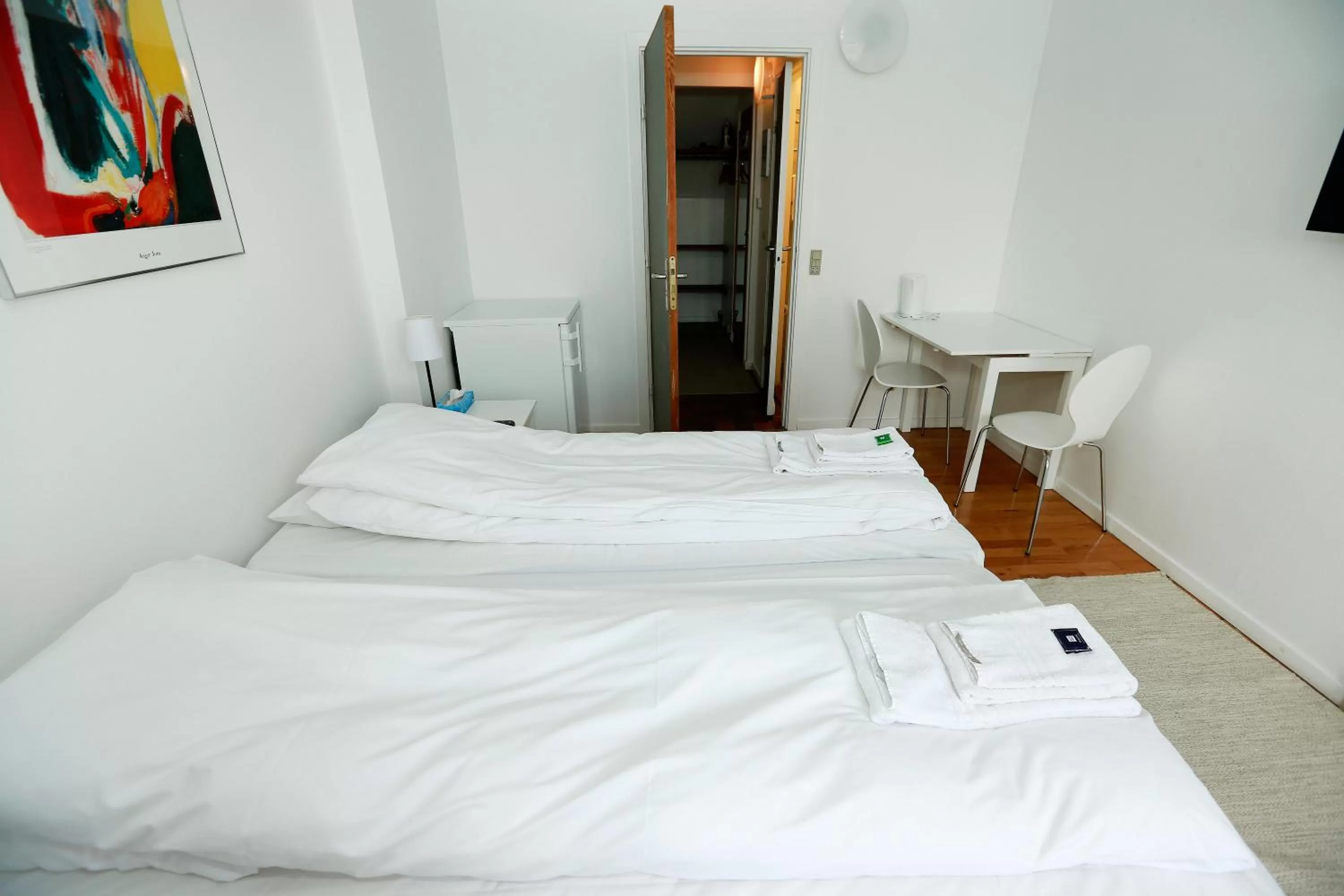 Bedroom, Bed in Hotel 9 små hjem