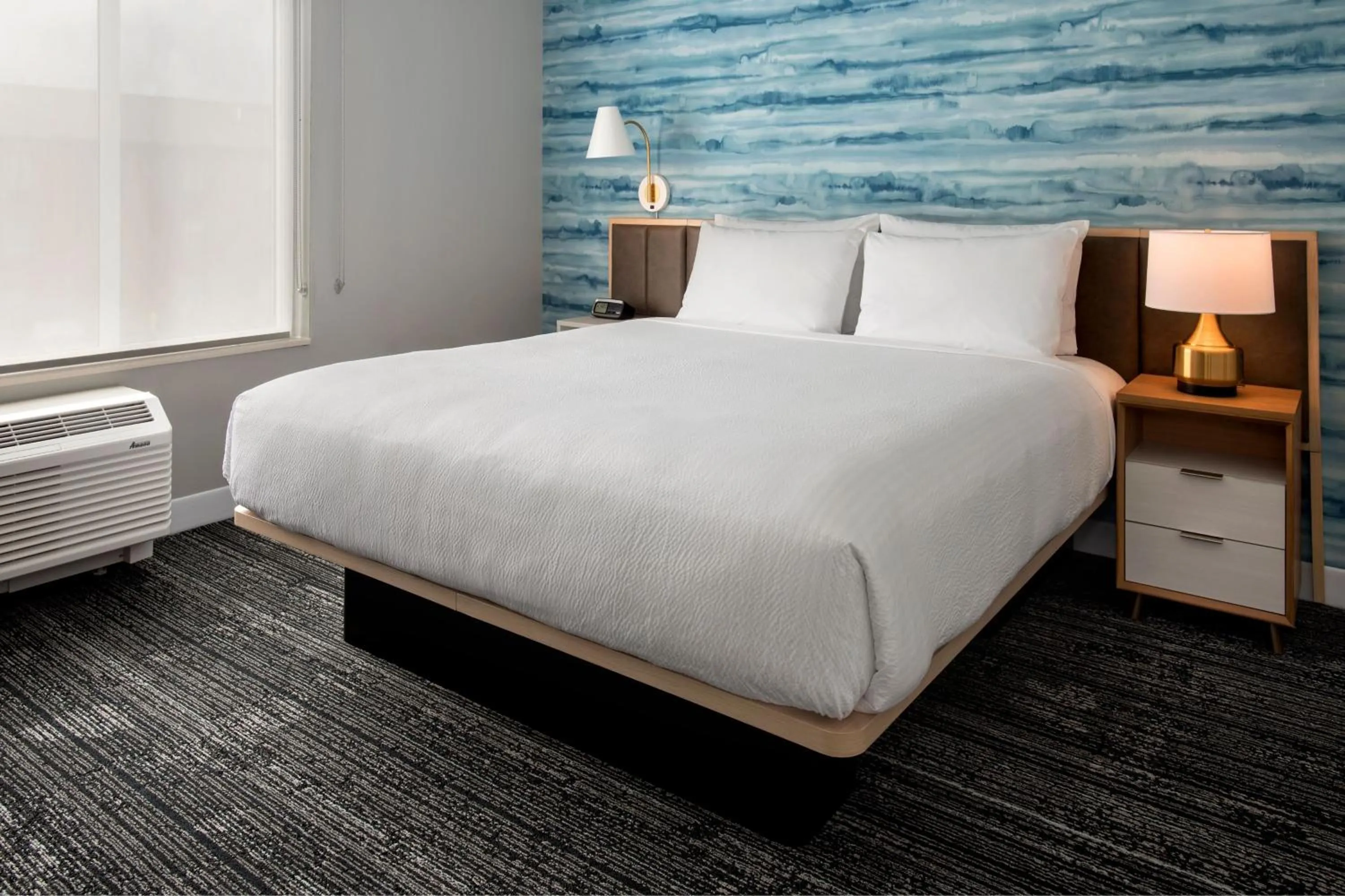 Bedroom, Bed in TownePlace Suites Portland Airport ME