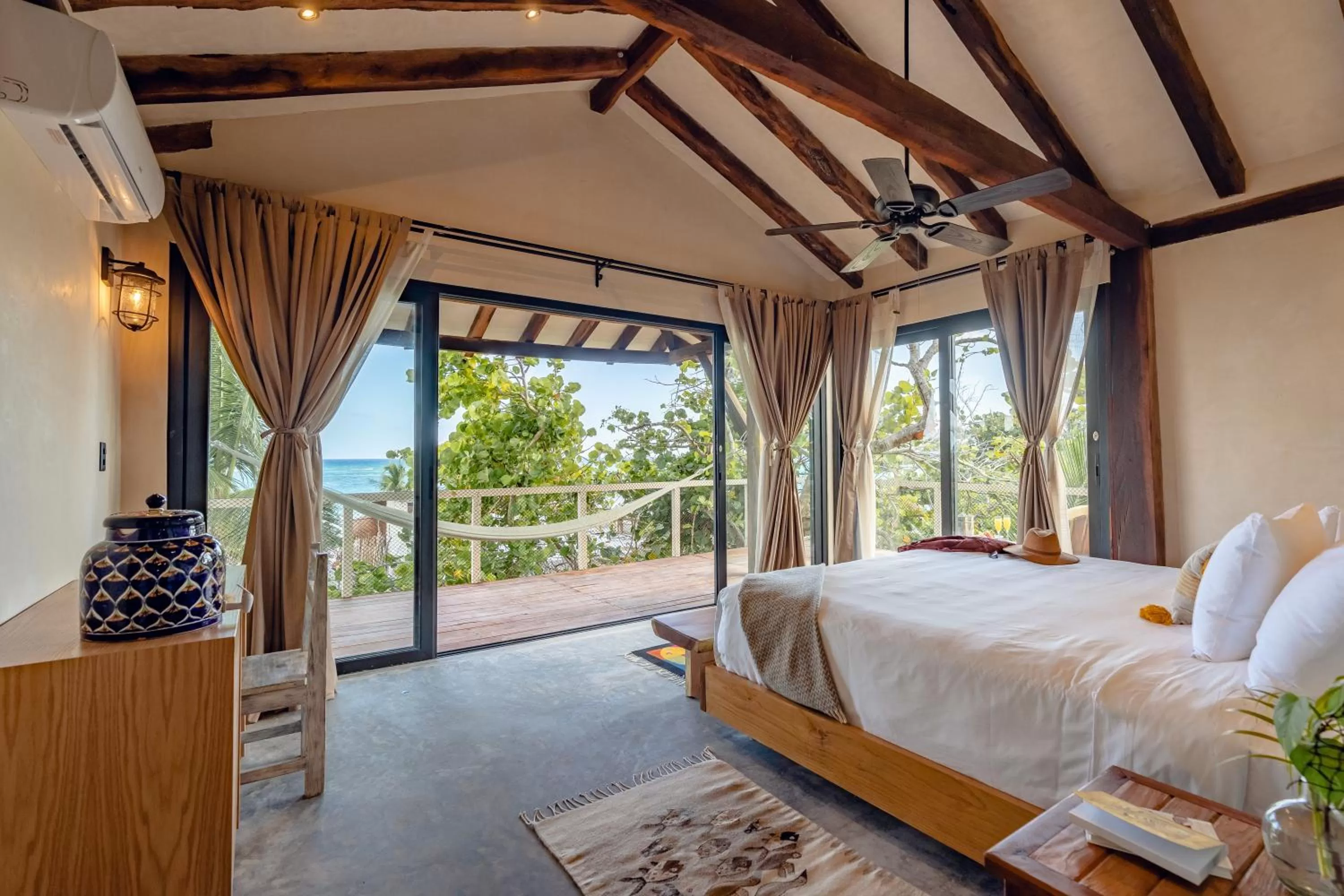 Photo of the whole room, Bed in Villa Pescadores Tulum-Beachfront hotel by Ahau Collection
