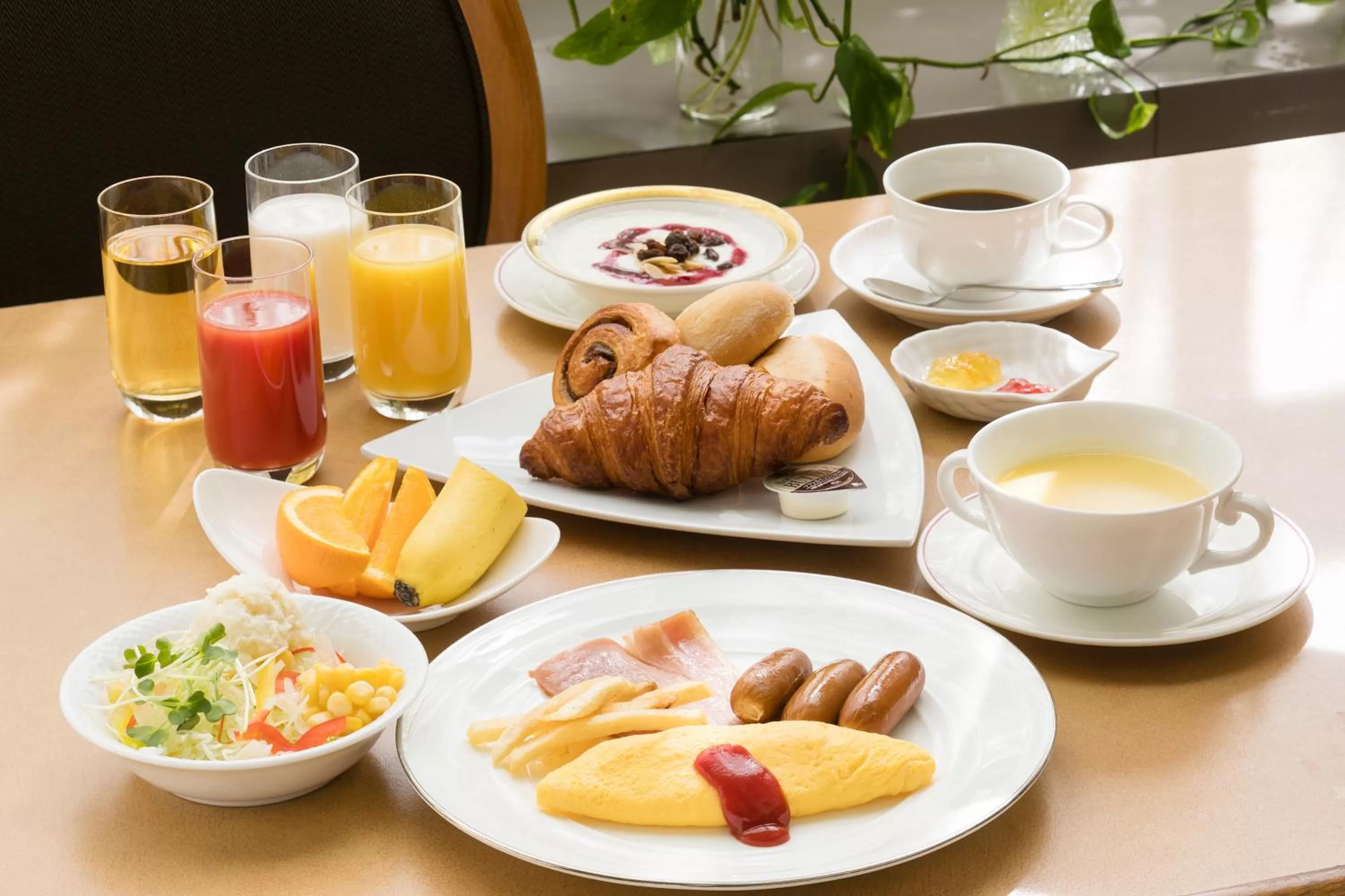 Food in Ark Hotel Okayama -ROUTE INN HOTELS-