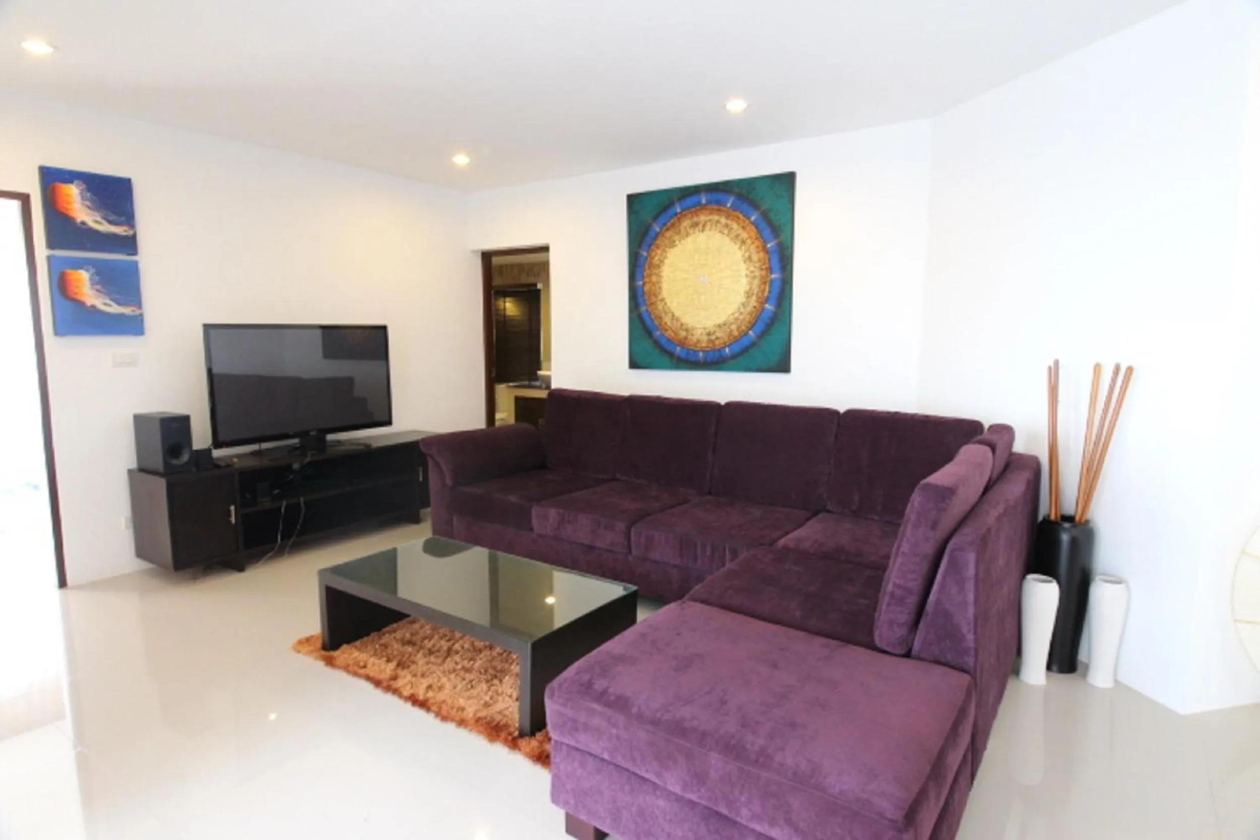 Living room in Tropical Sea View Residence
