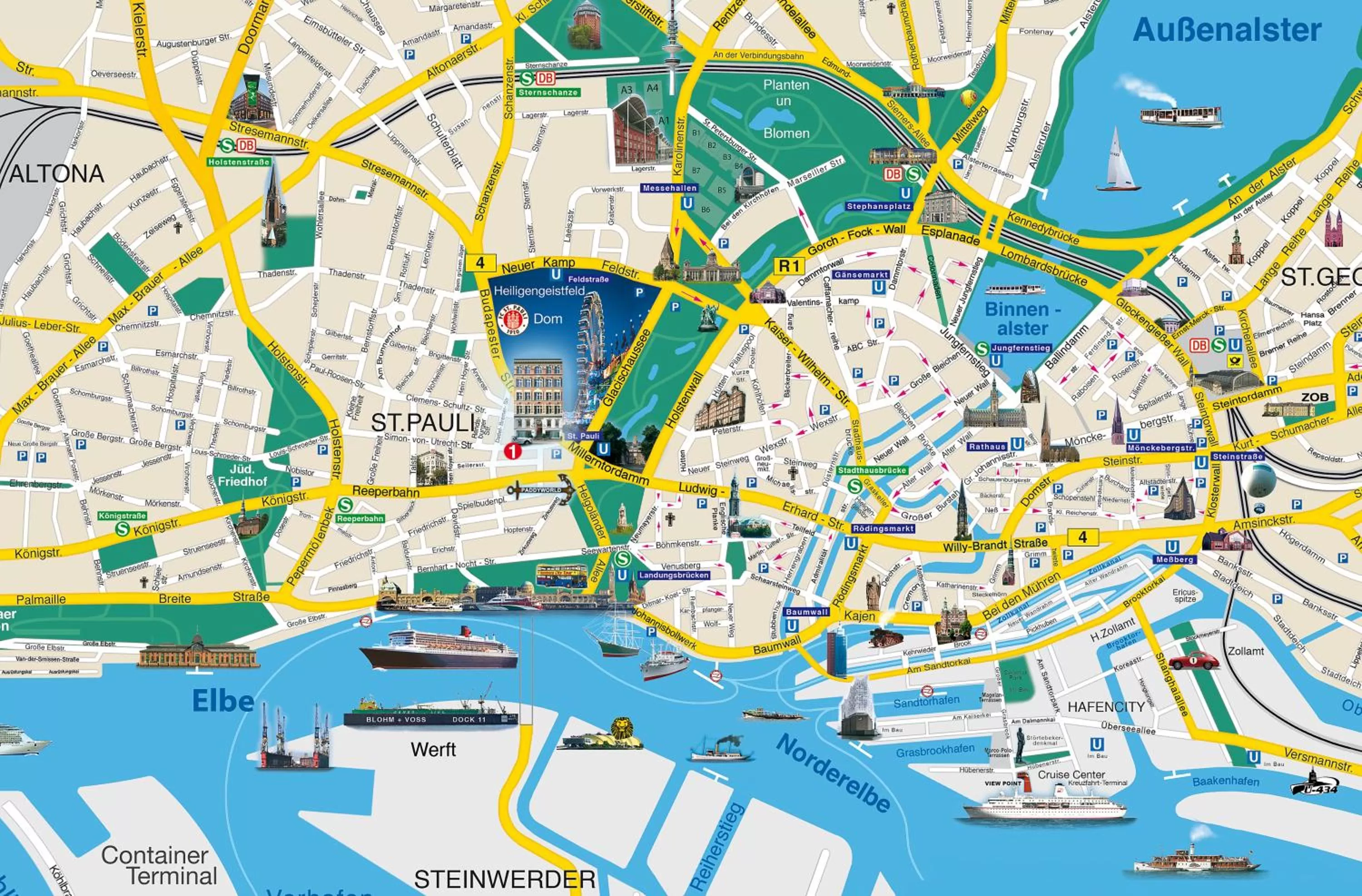 Location in Hotel Hansehof