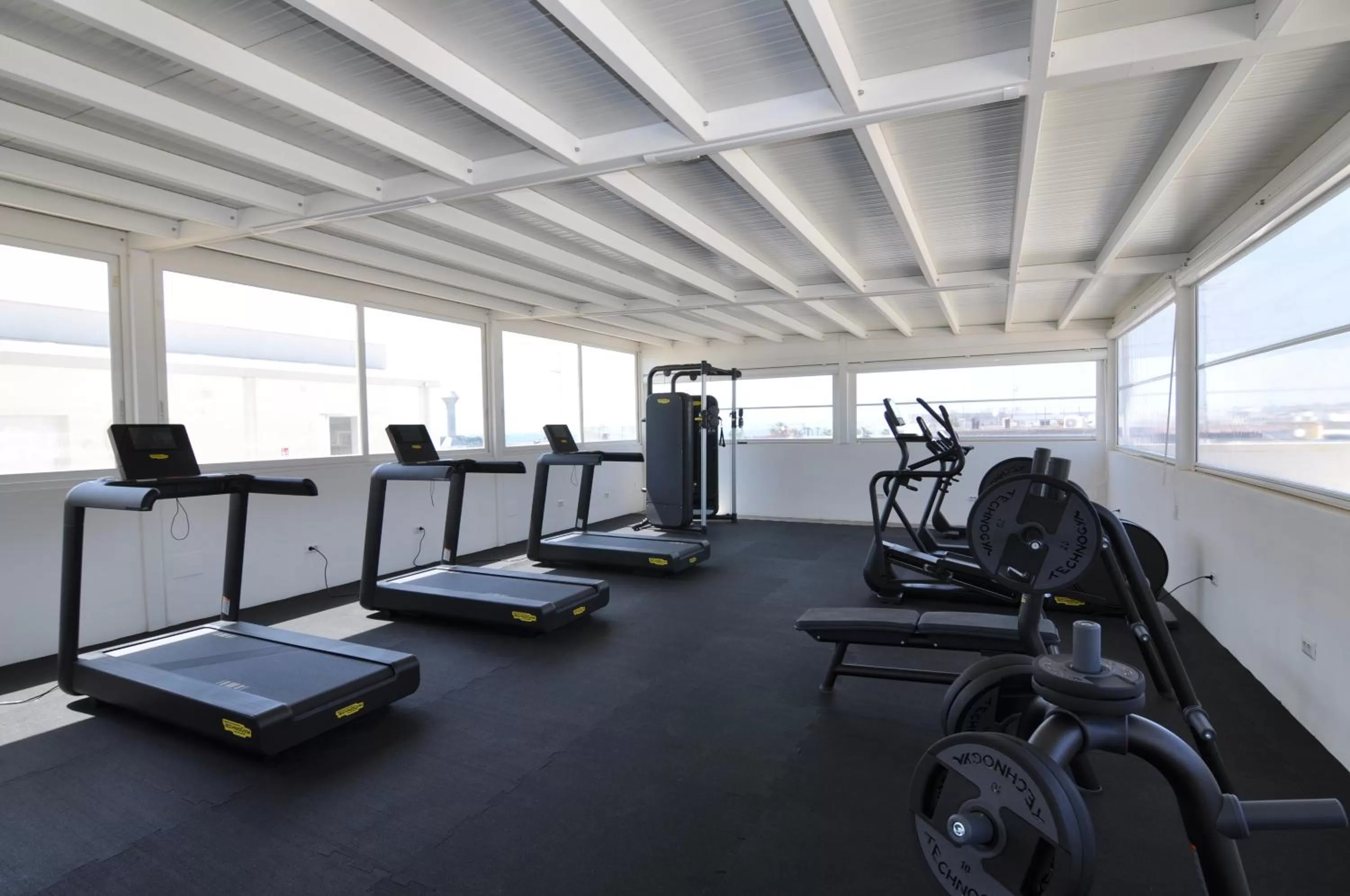 Fitness centre/facilities in Hotel Falli