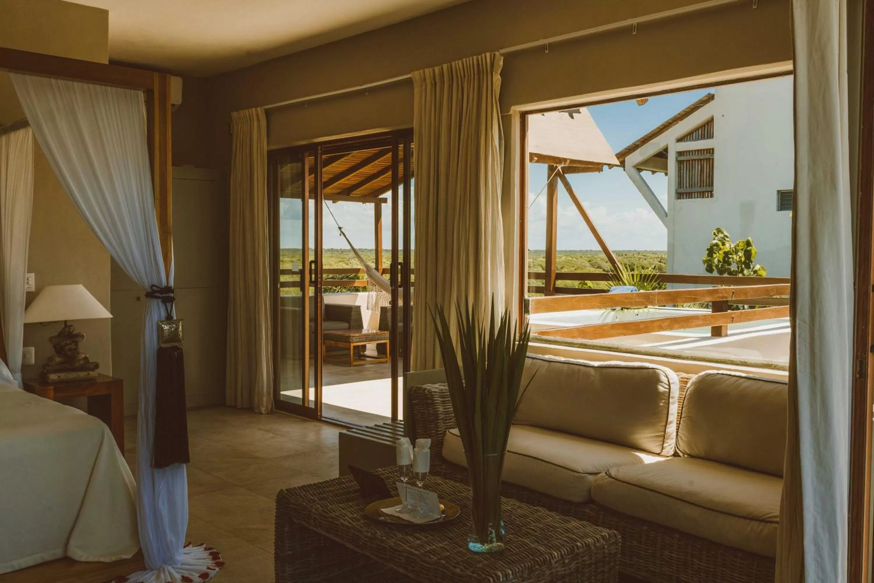 Balcony/Terrace, Bed in Jashita Hotel