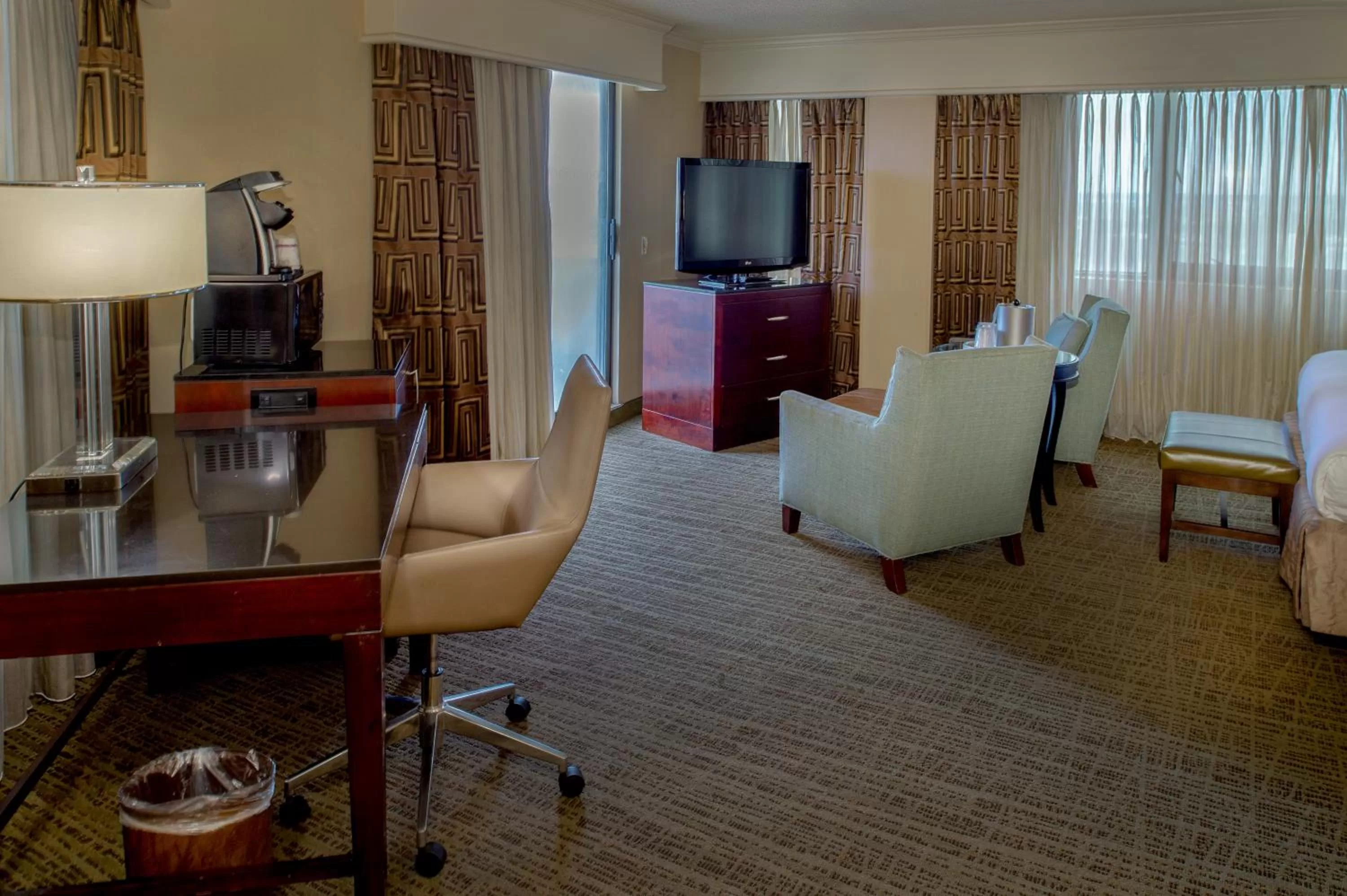Bed in Crowne Plaza Hotel St. Louis Airport by IHG