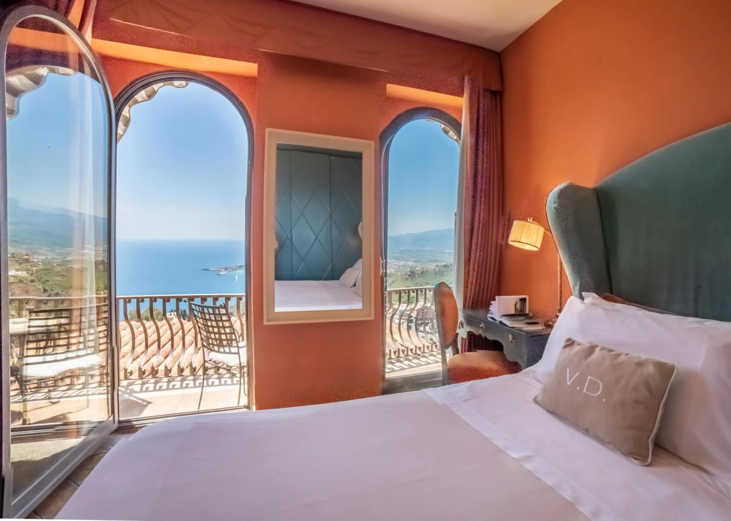 Bed in Hotel Villa Ducale