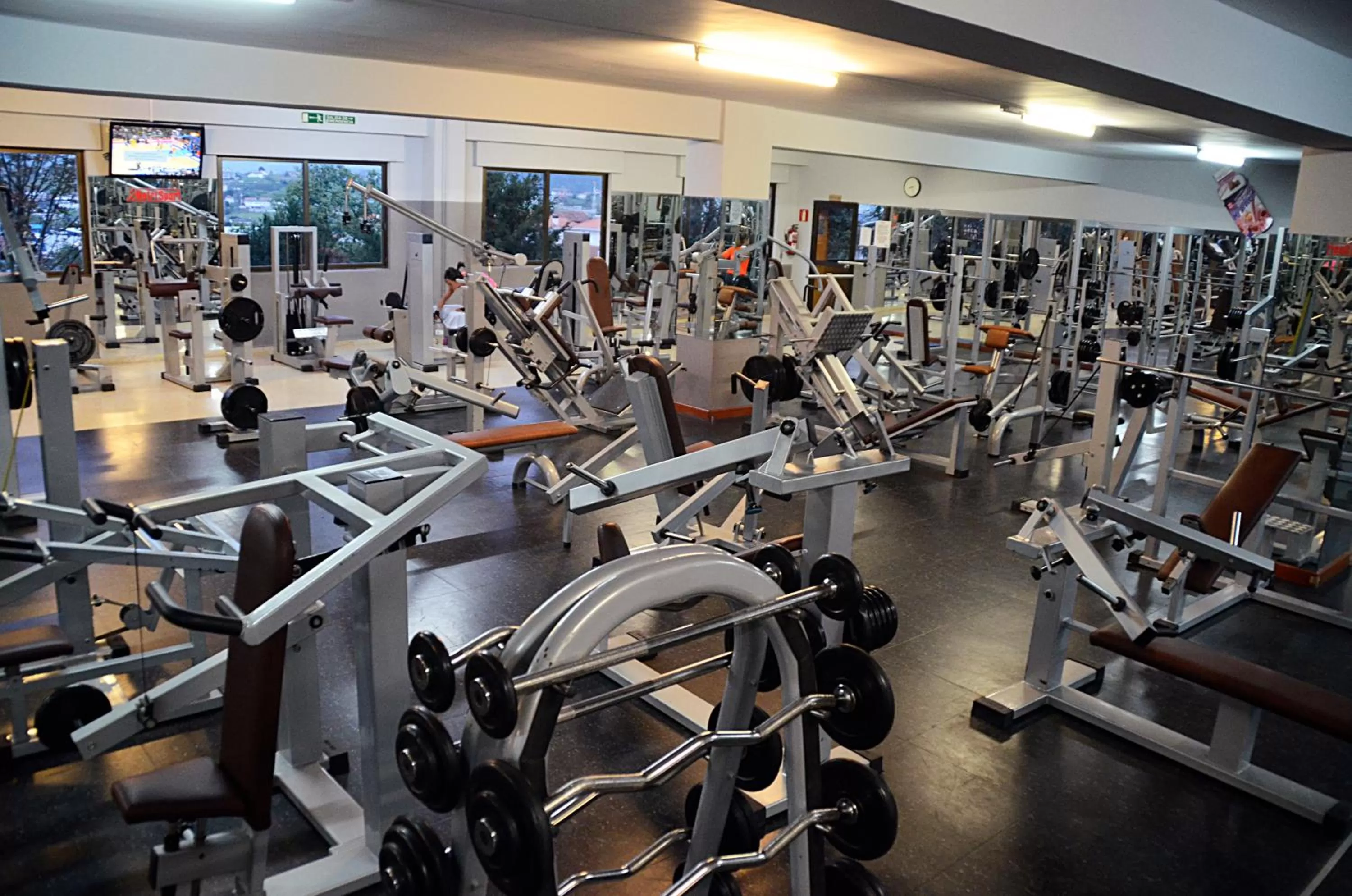 Fitness centre/facilities in Hotel San Millán