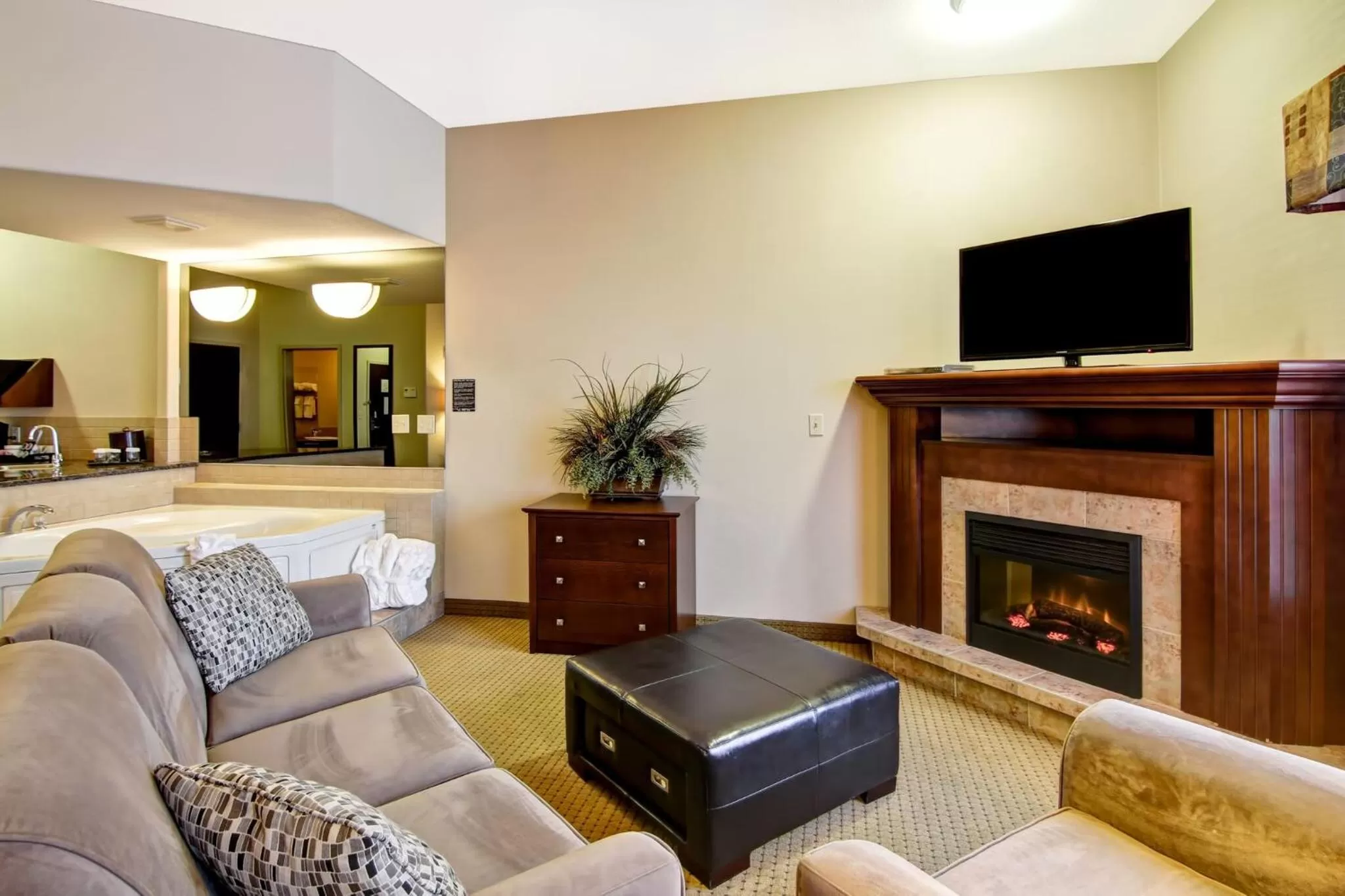 Living room in Canalta Camrose