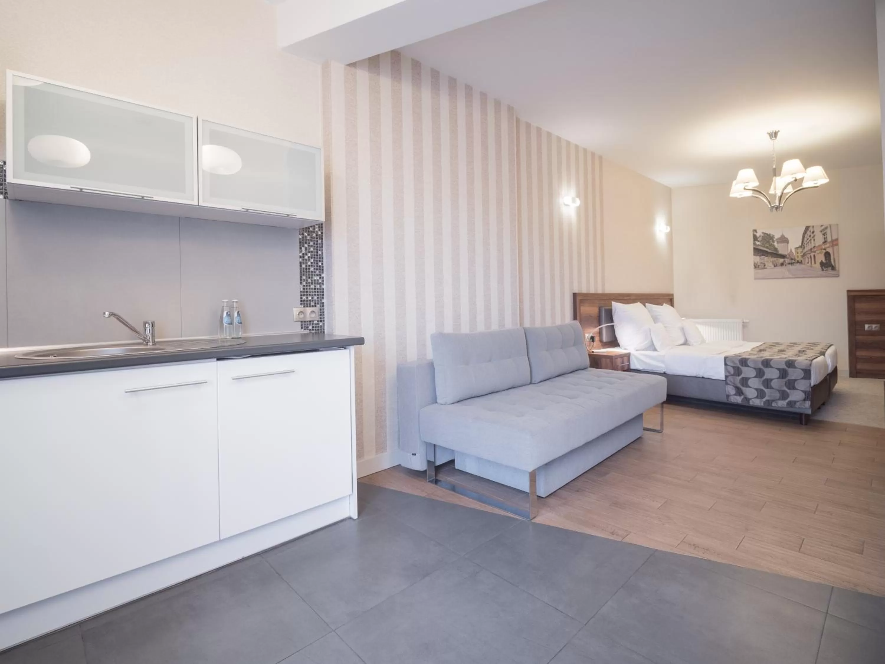 Seating area in Hotel Miodowa