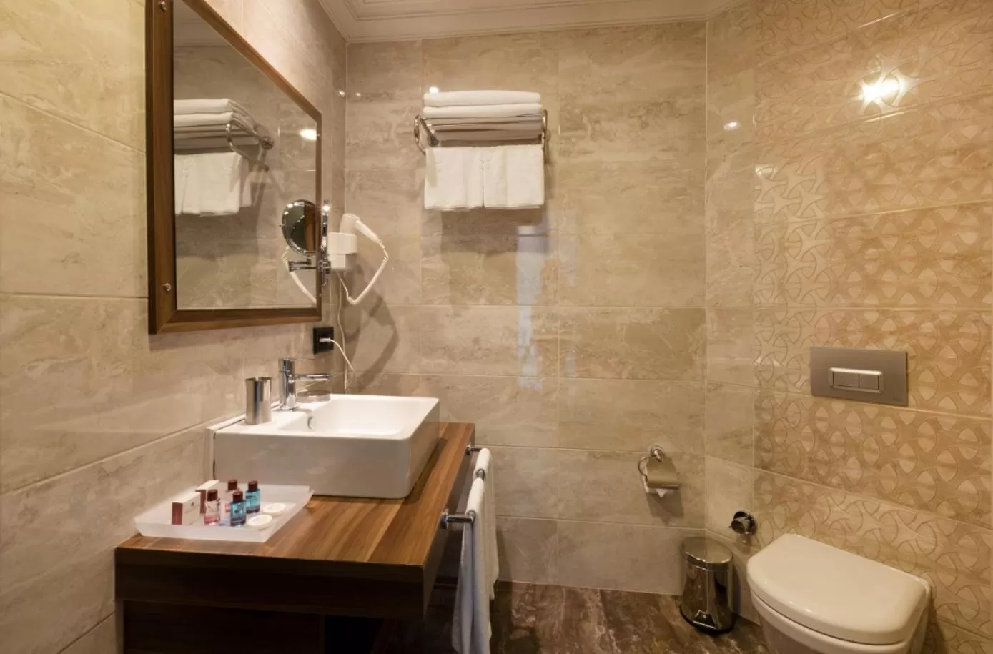 Bathroom in Sky Tower King Hotel