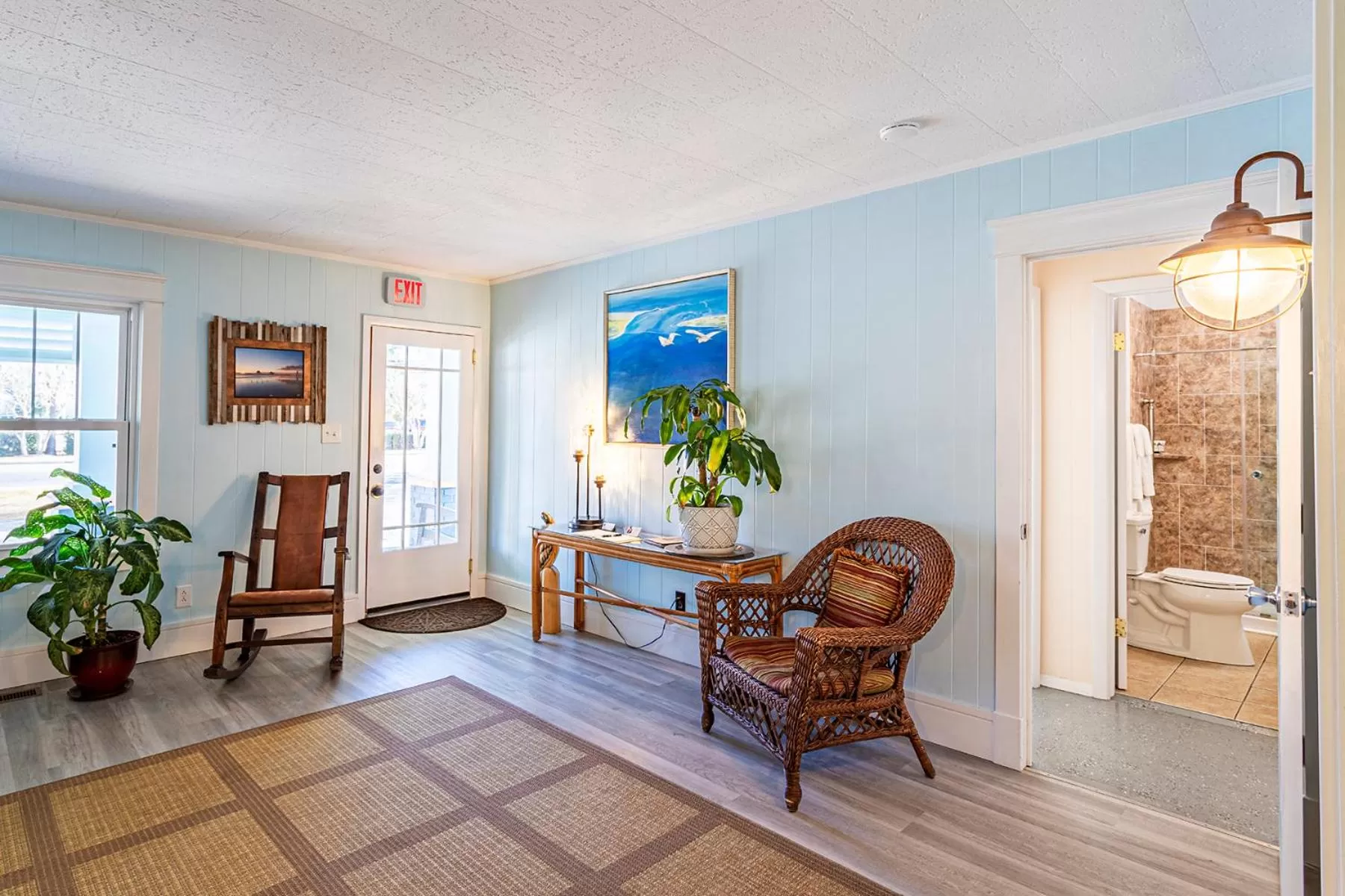Seating Area in Island Motel OBX