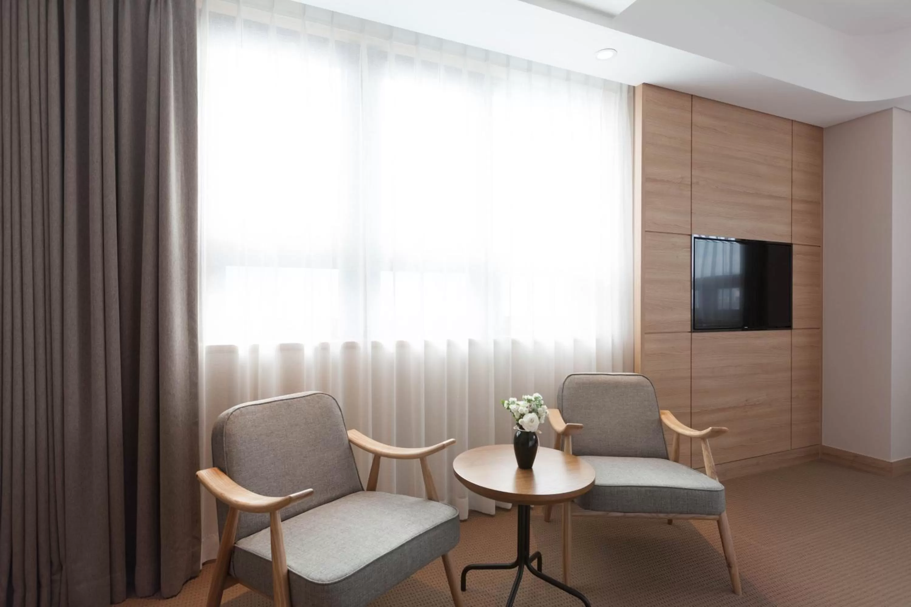 Seating area in Acube Hotel Dongdaemun