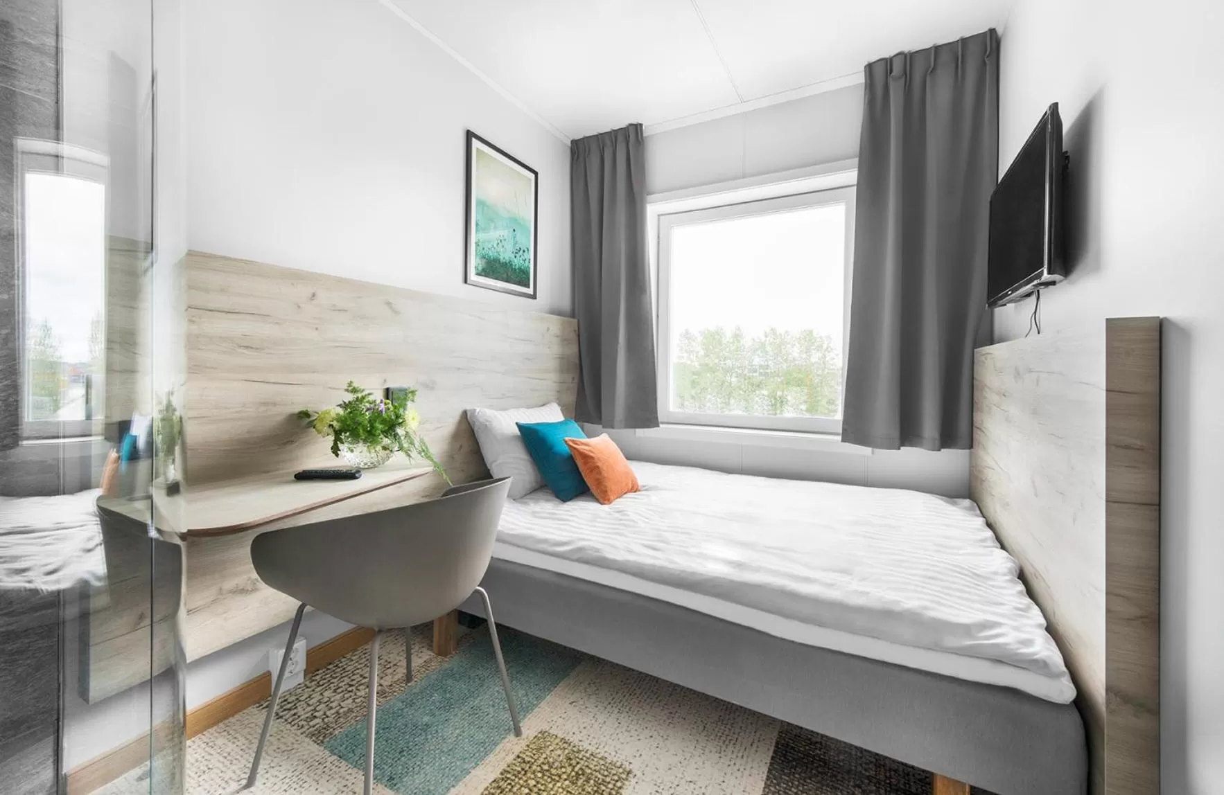 Bed in ArenaHotellet i Uppsala