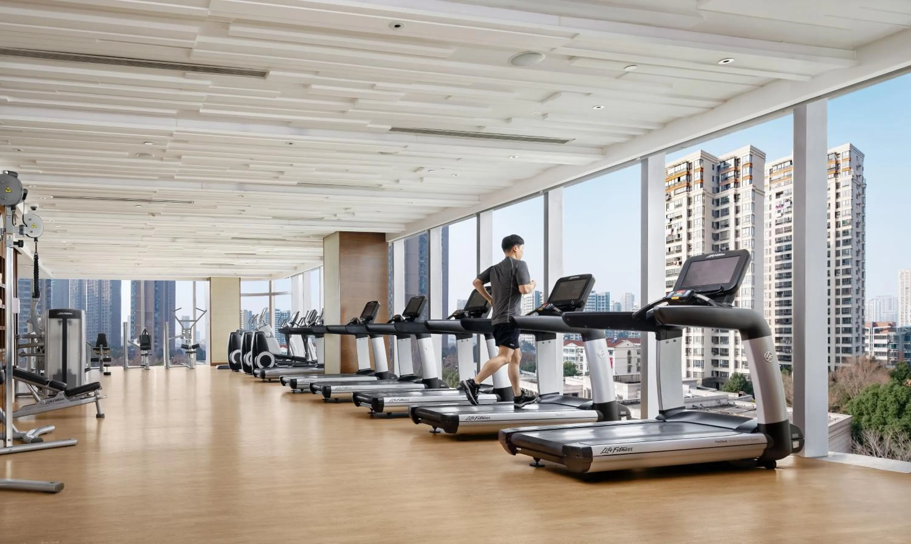 Fitness centre/facilities in Shangri-La Hefei