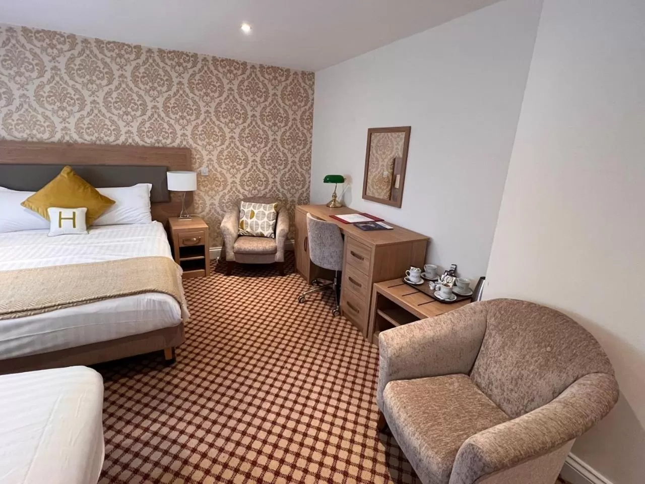 Bed in Haley's Hotel