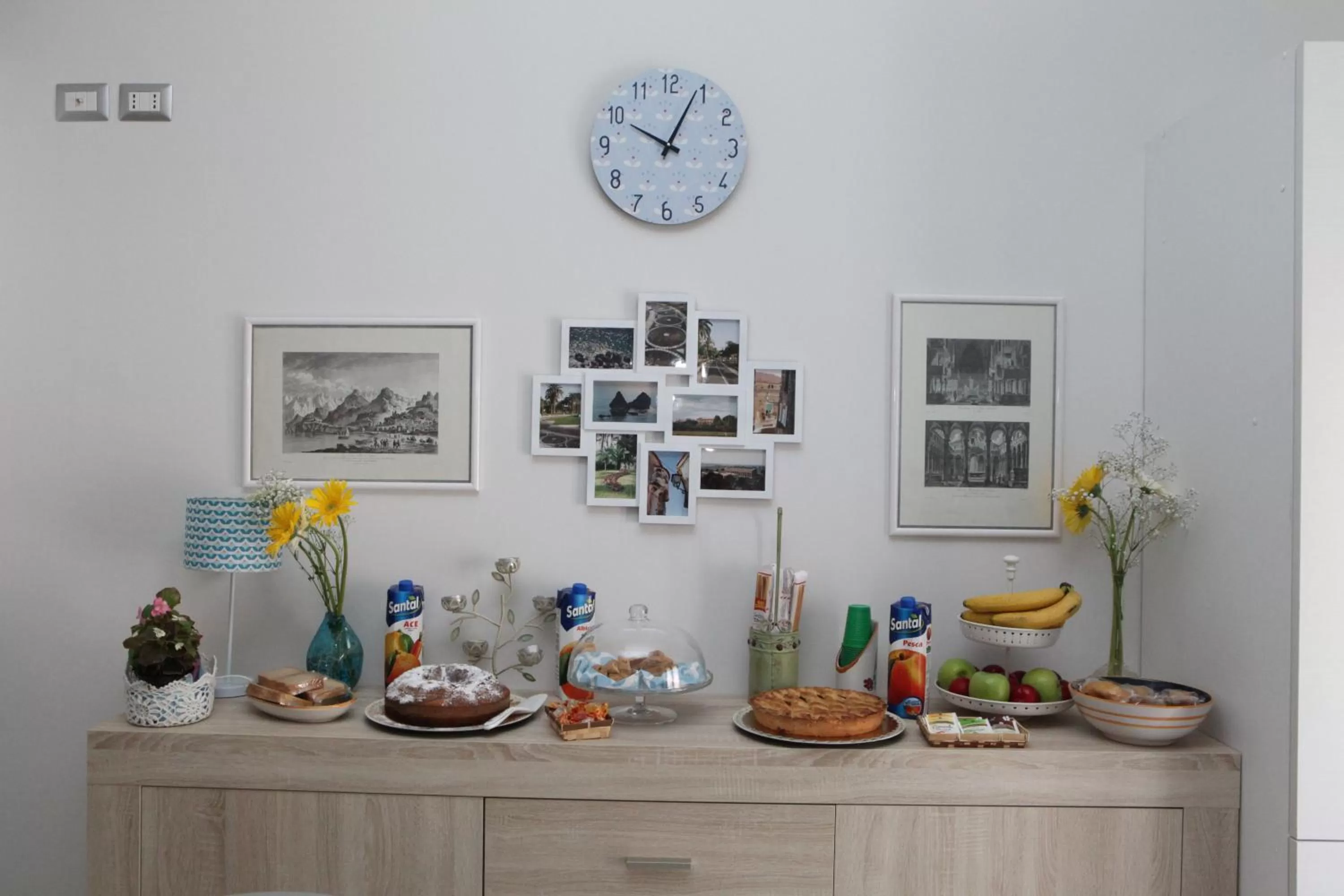 Food and drinks in B&B Palazzo Scaramella