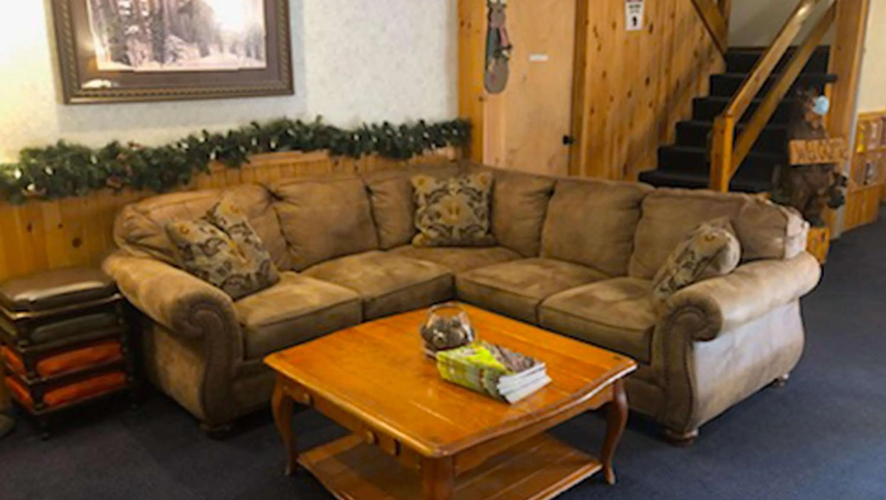 Lobby or reception in Adirondack Lodge Old Forge