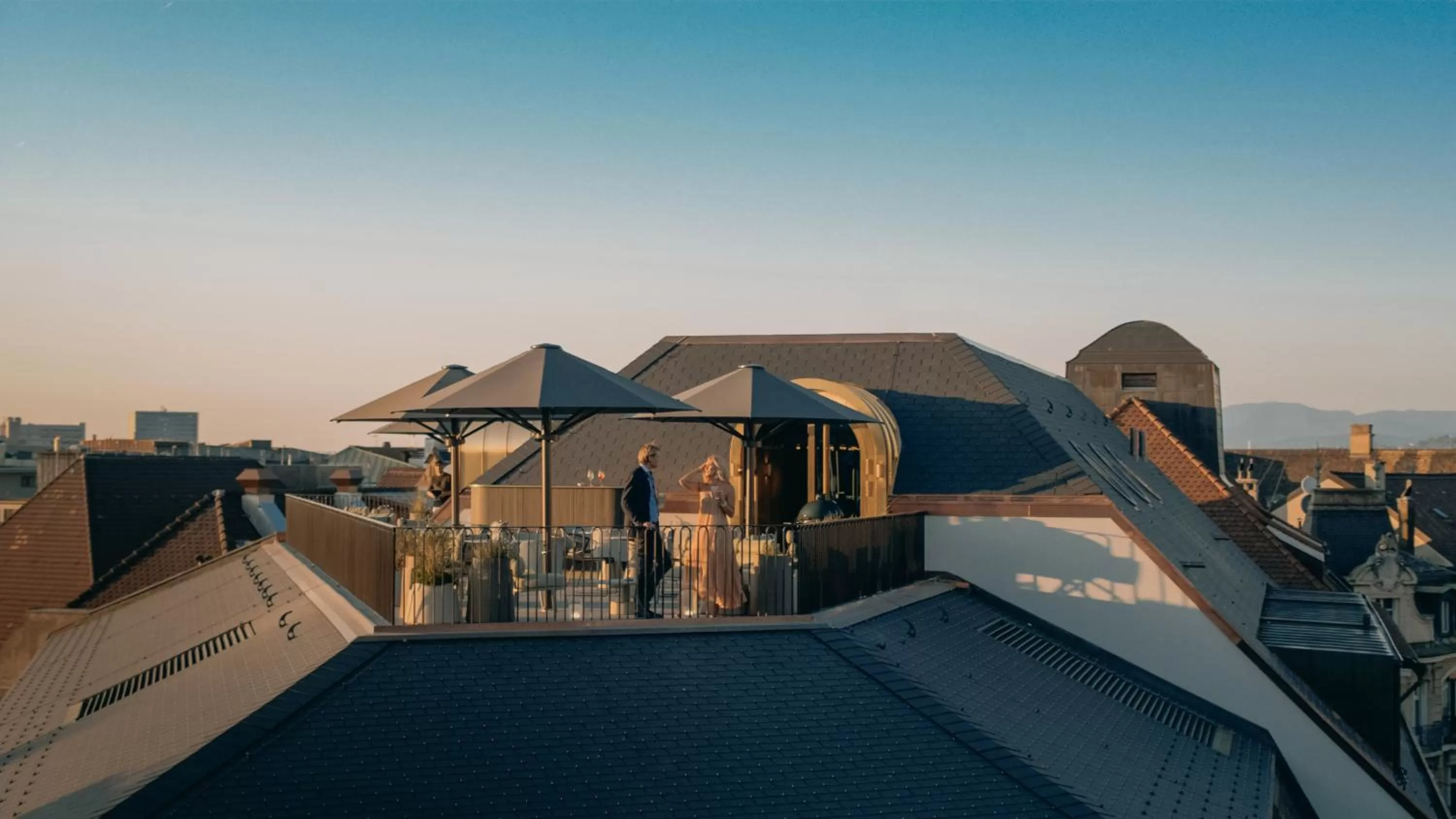 Balcony/Terrace in Hotel Märthof Basel