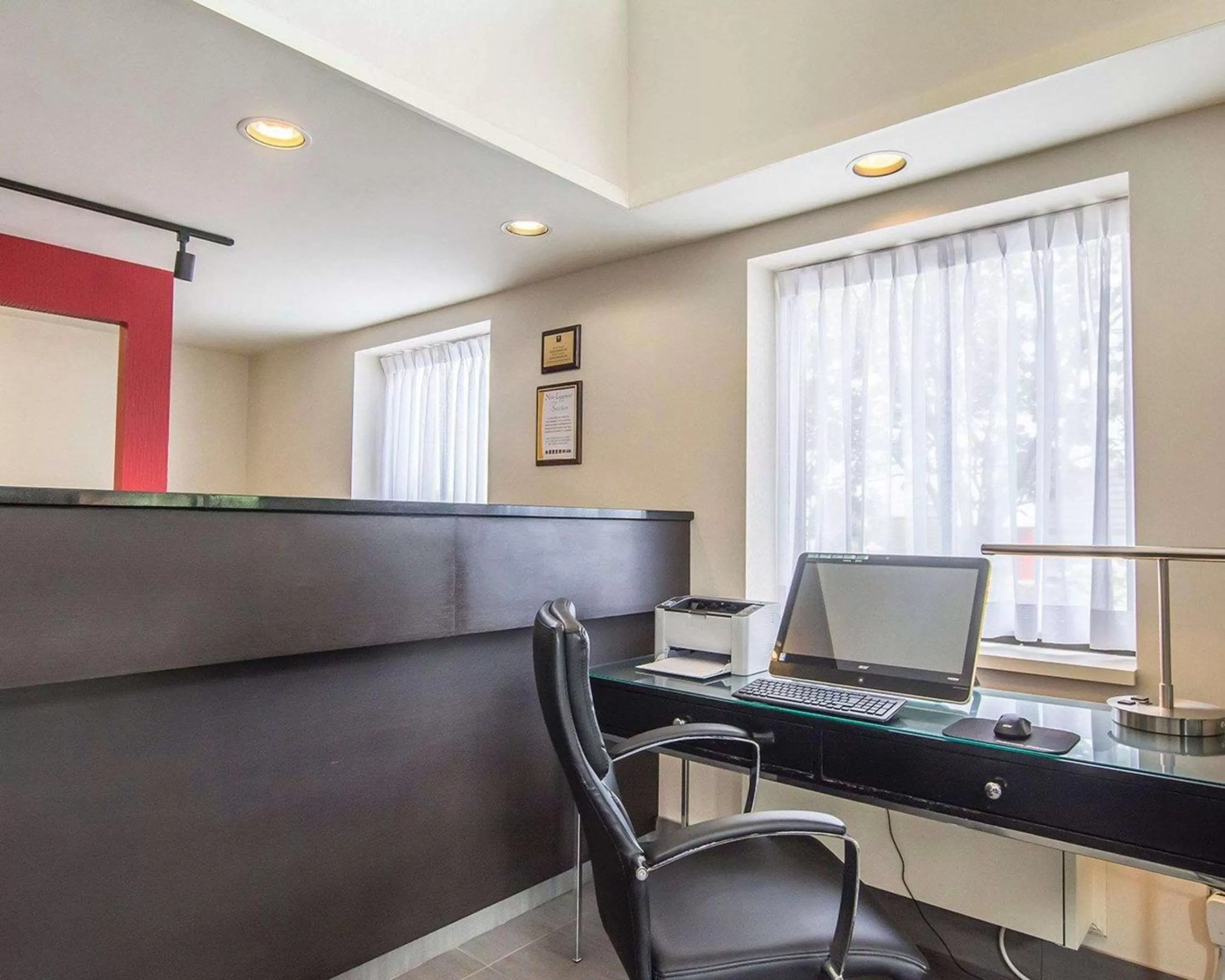 On site in Comfort Inn