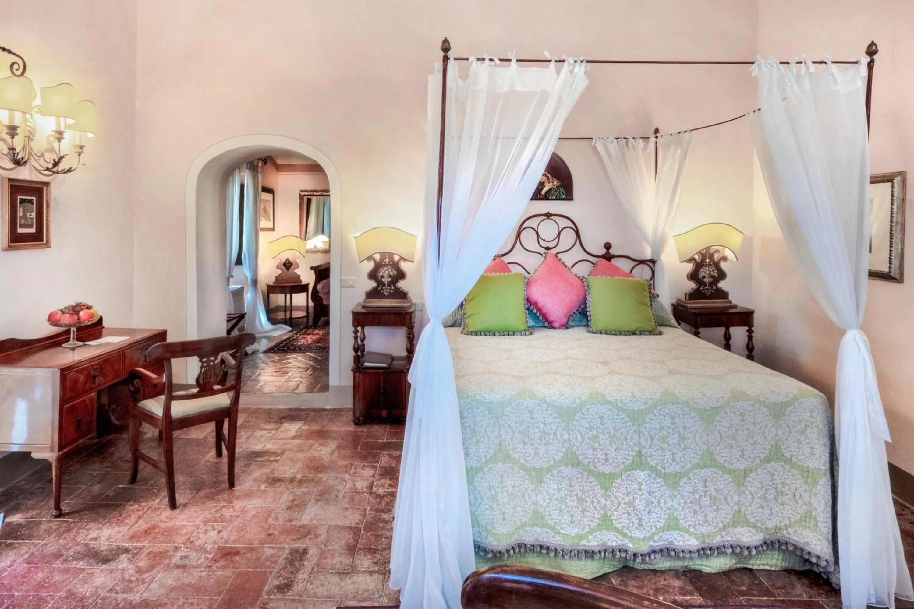 Bedroom, Bed in Il Falconiere Relais & Spa