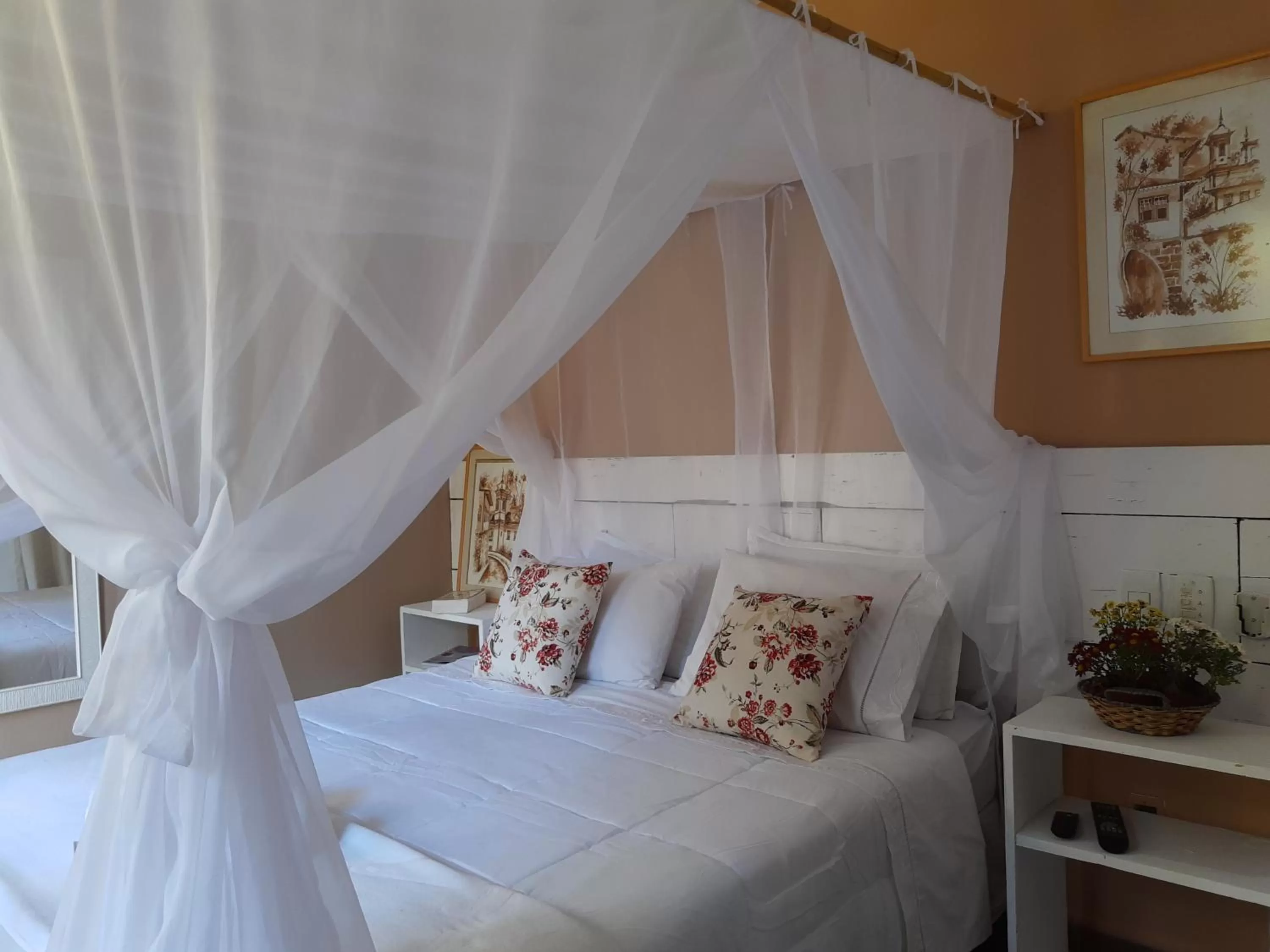 Bed in Magias de Paraty Ecopousada