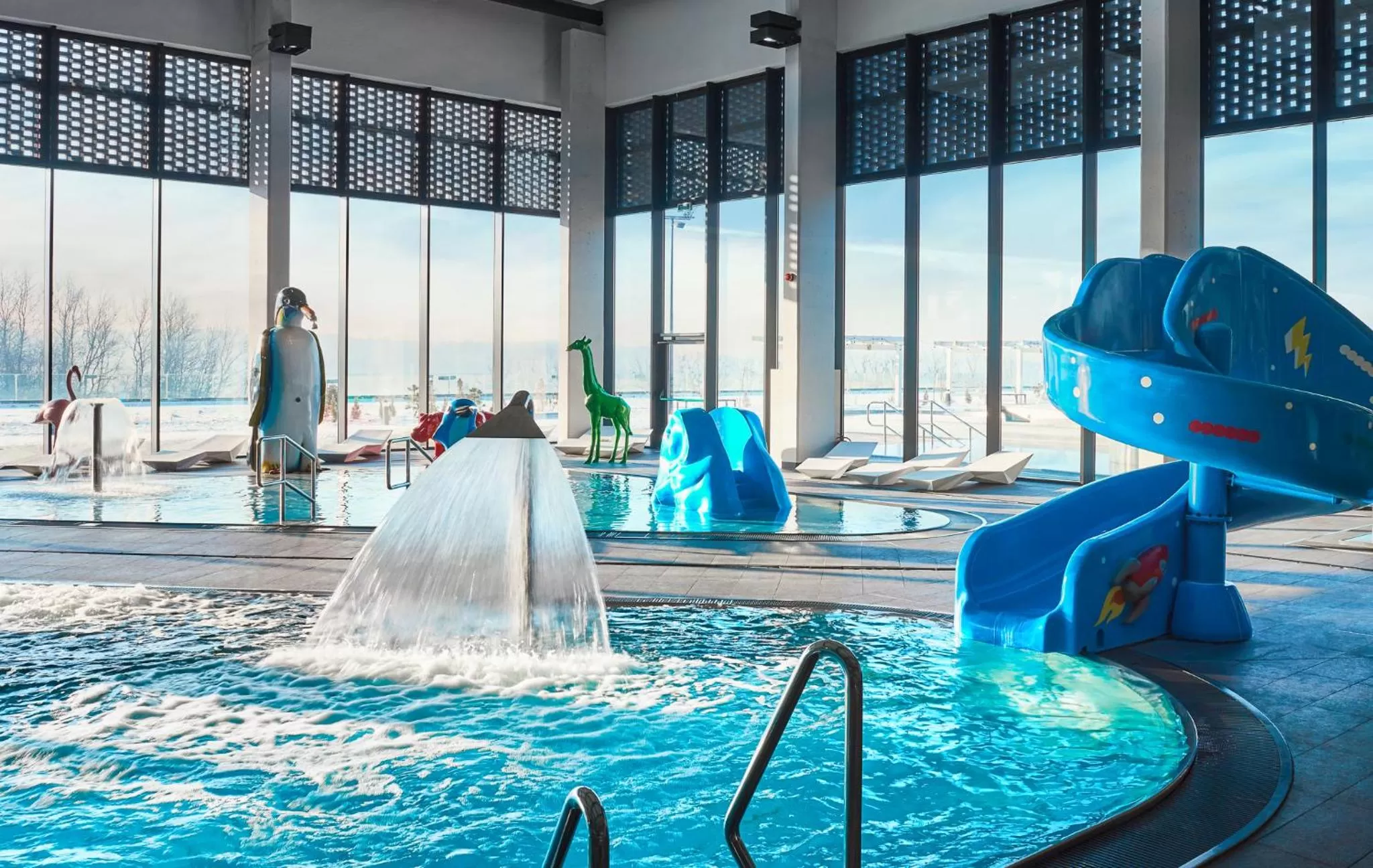 Pool view in Termy Warmińskie