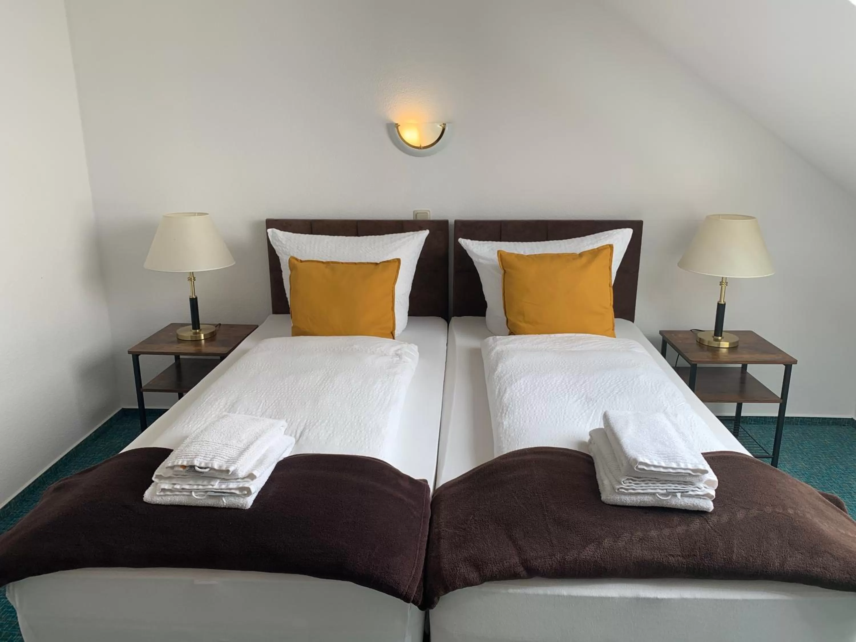 Bedroom, Bed in Hotel Rosengarten