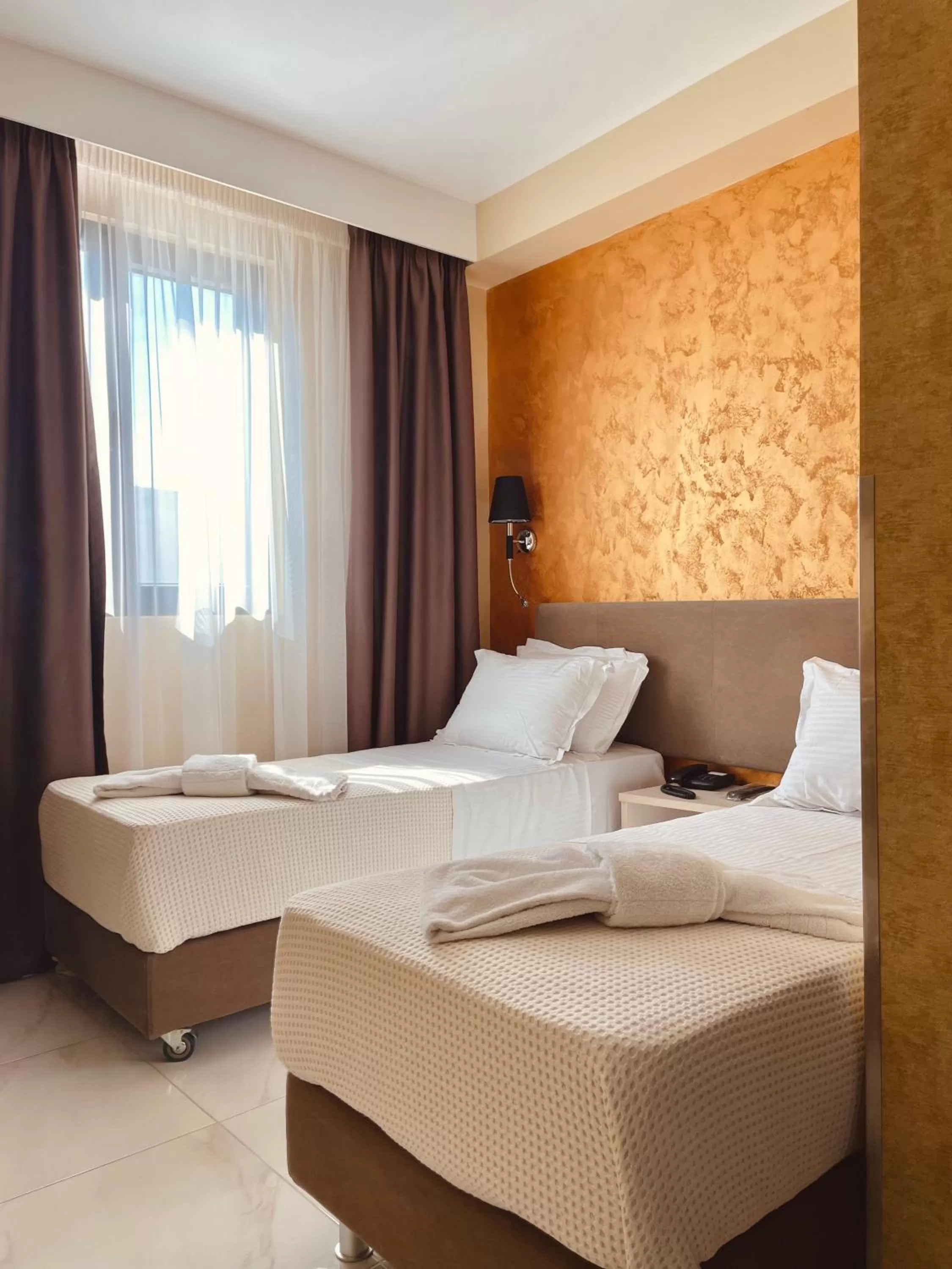 Bed in Athens Starlight Hotel