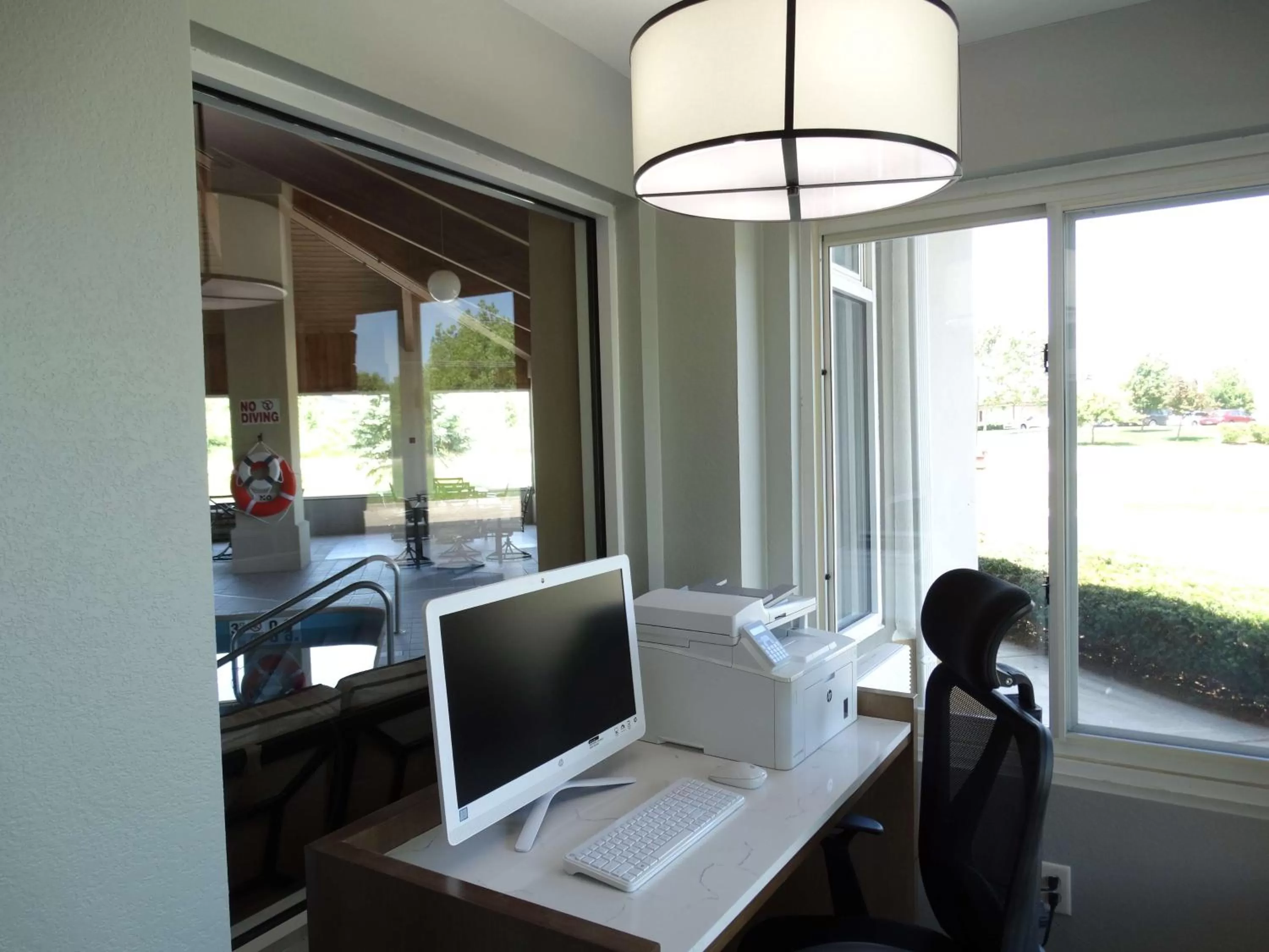 On site in Best Western DeWitt