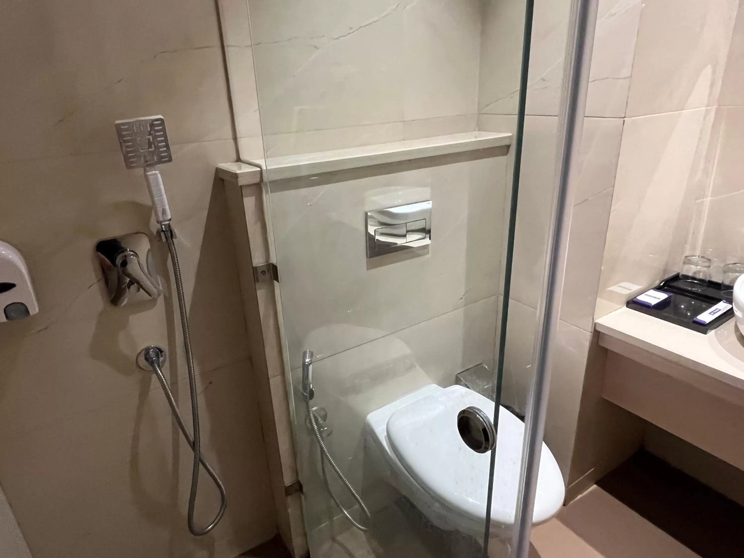 Bathroom in RRV Hotel