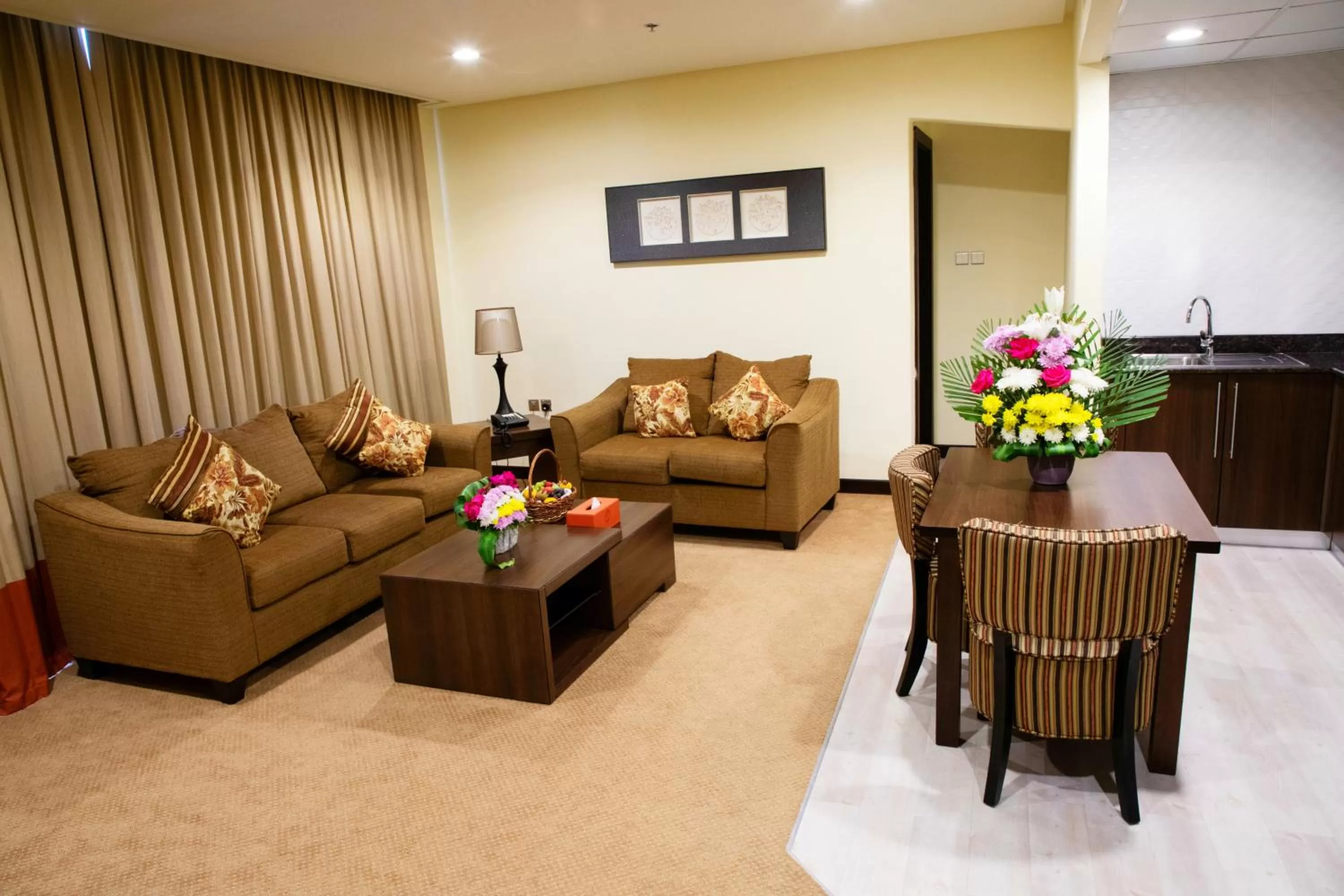 Dining area in Orange Suites Hotel