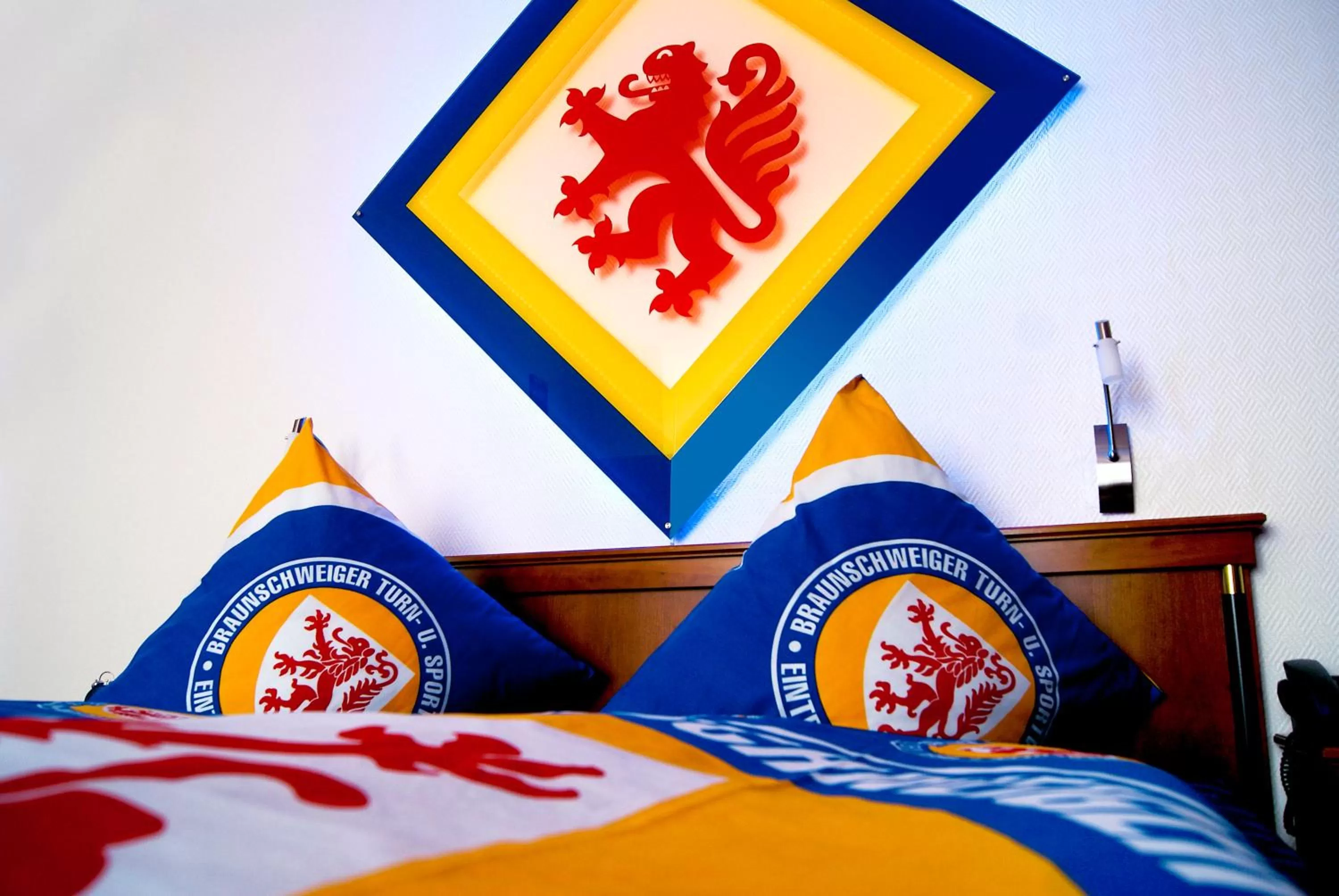 Bed in Hotel Deutsches Haus