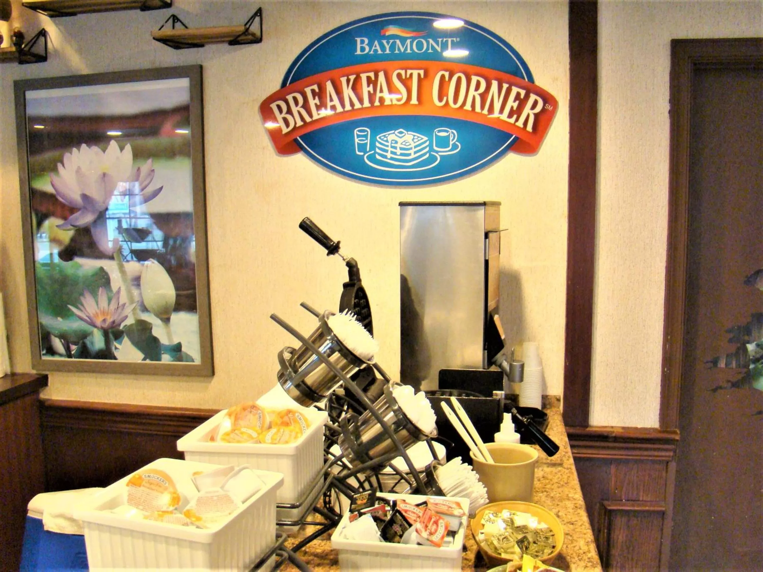 Continental breakfast in Baymont by Wyndham Front Royal Near Shenandoah National Park