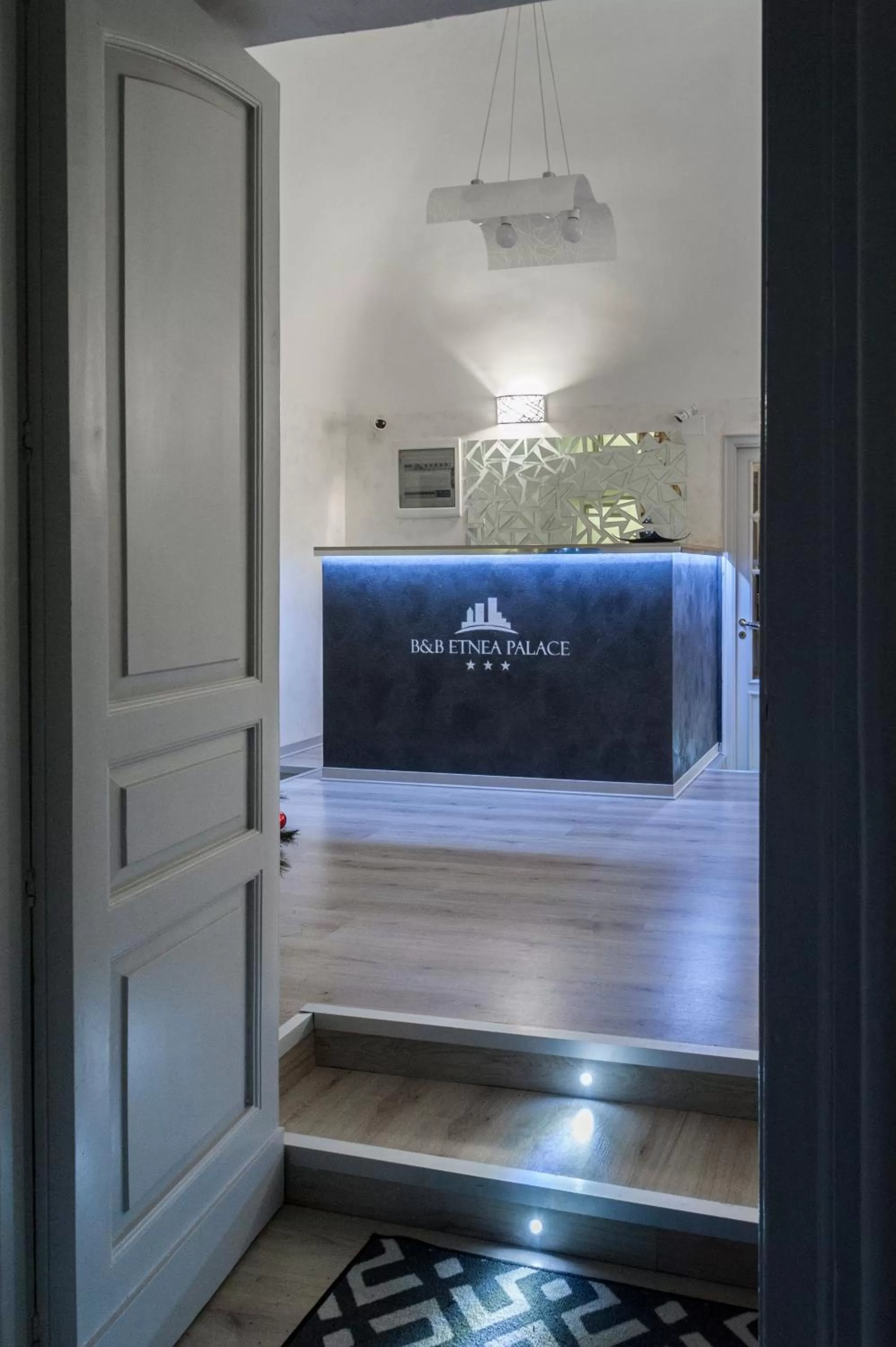 Lobby or reception, Bed in B&B Etnea Palace