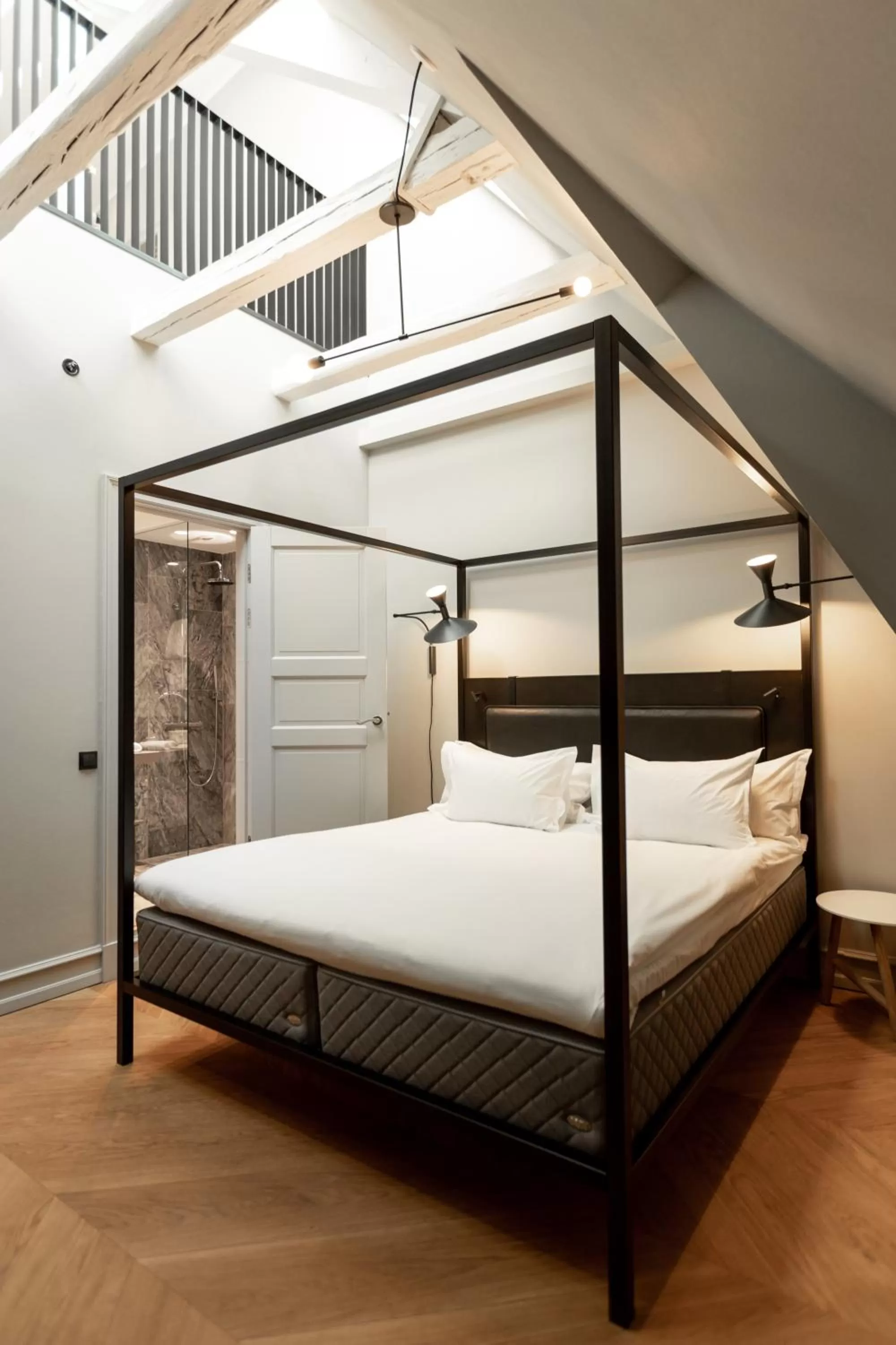 Bed in Nobis Hotel Copenhagen, a Member of Design Hotels