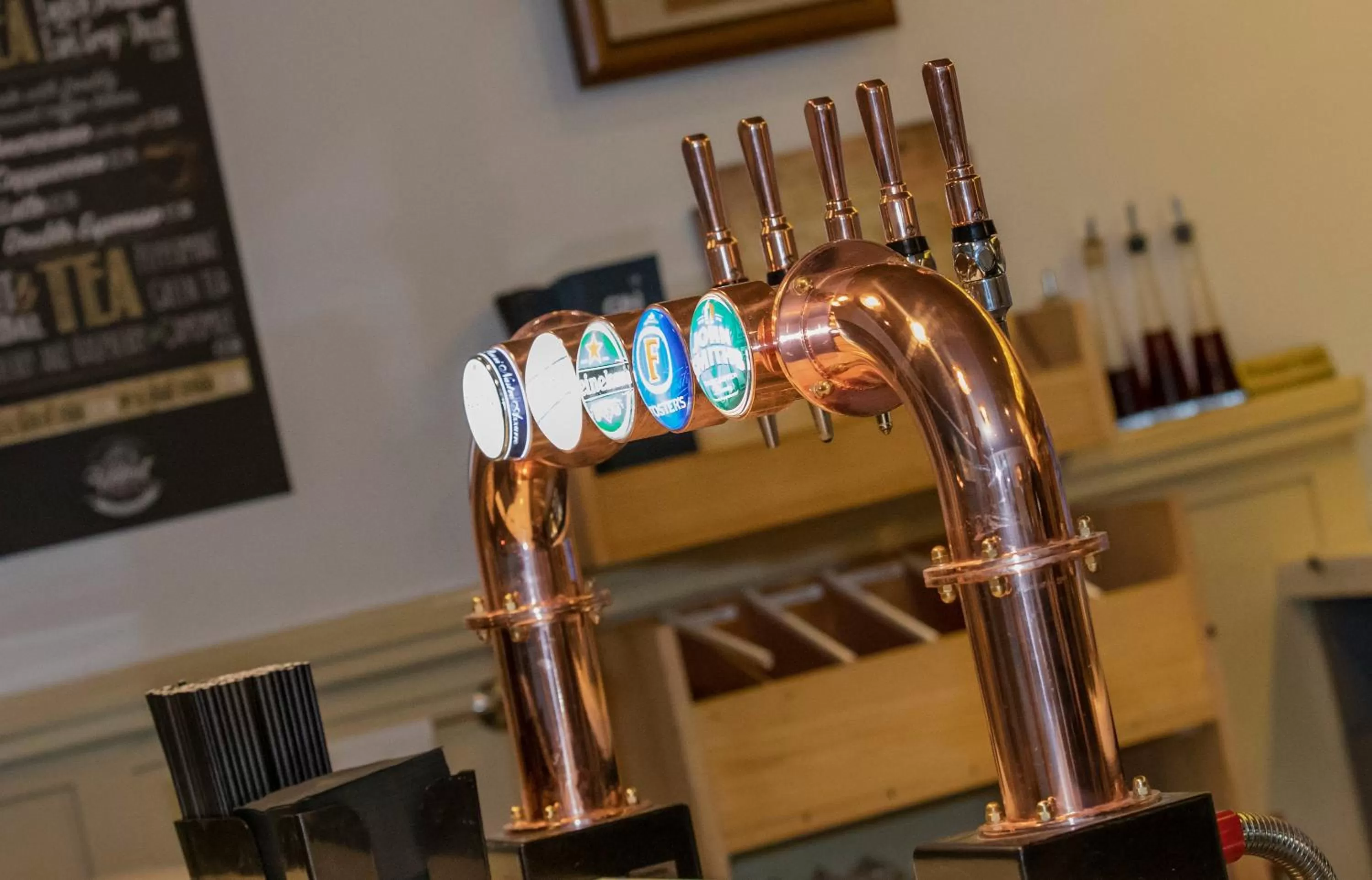 Alcoholic drinks in The Walnut Tree Inn