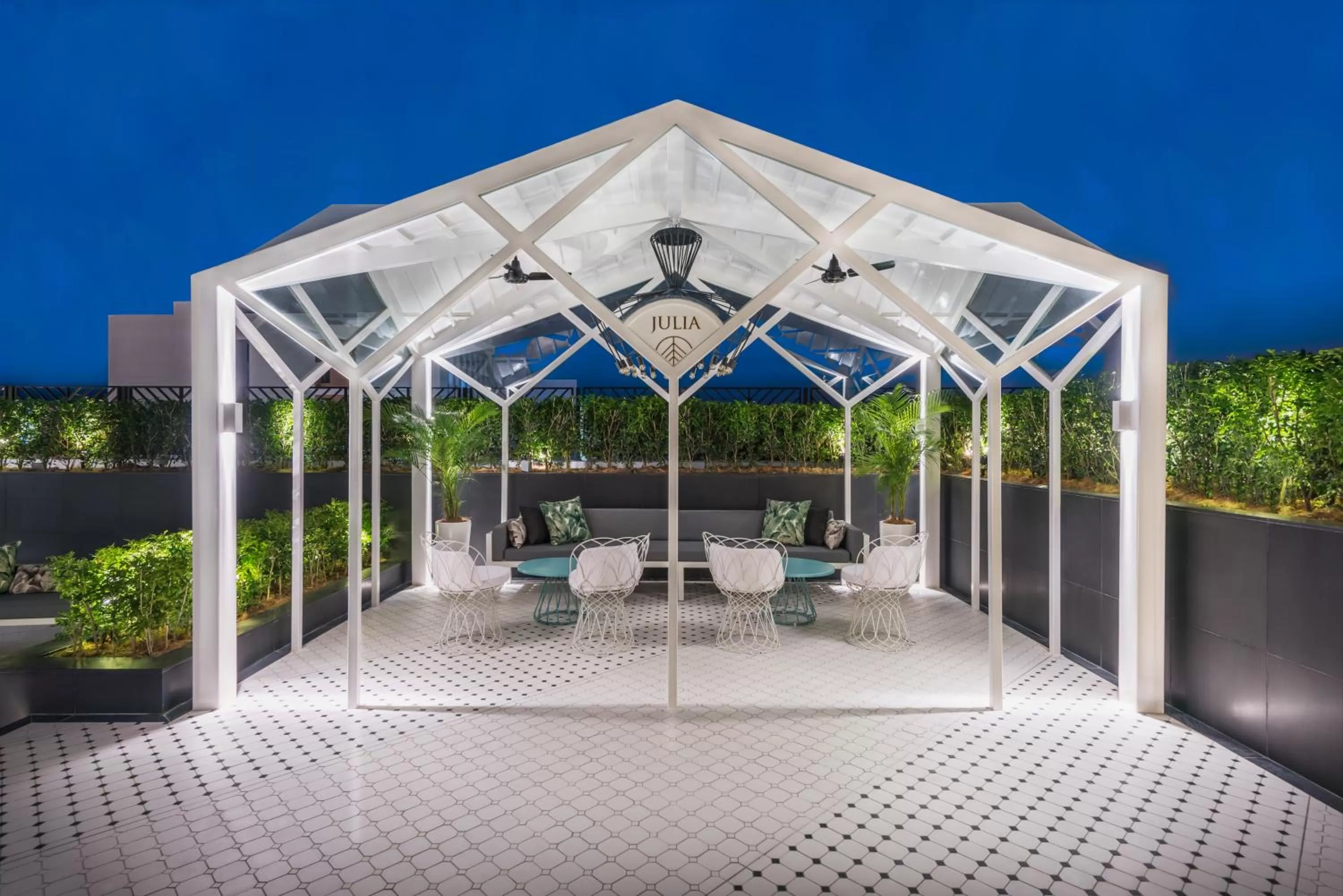 Patio in The Prestige Hotel Penang, a Member of Design Hotels