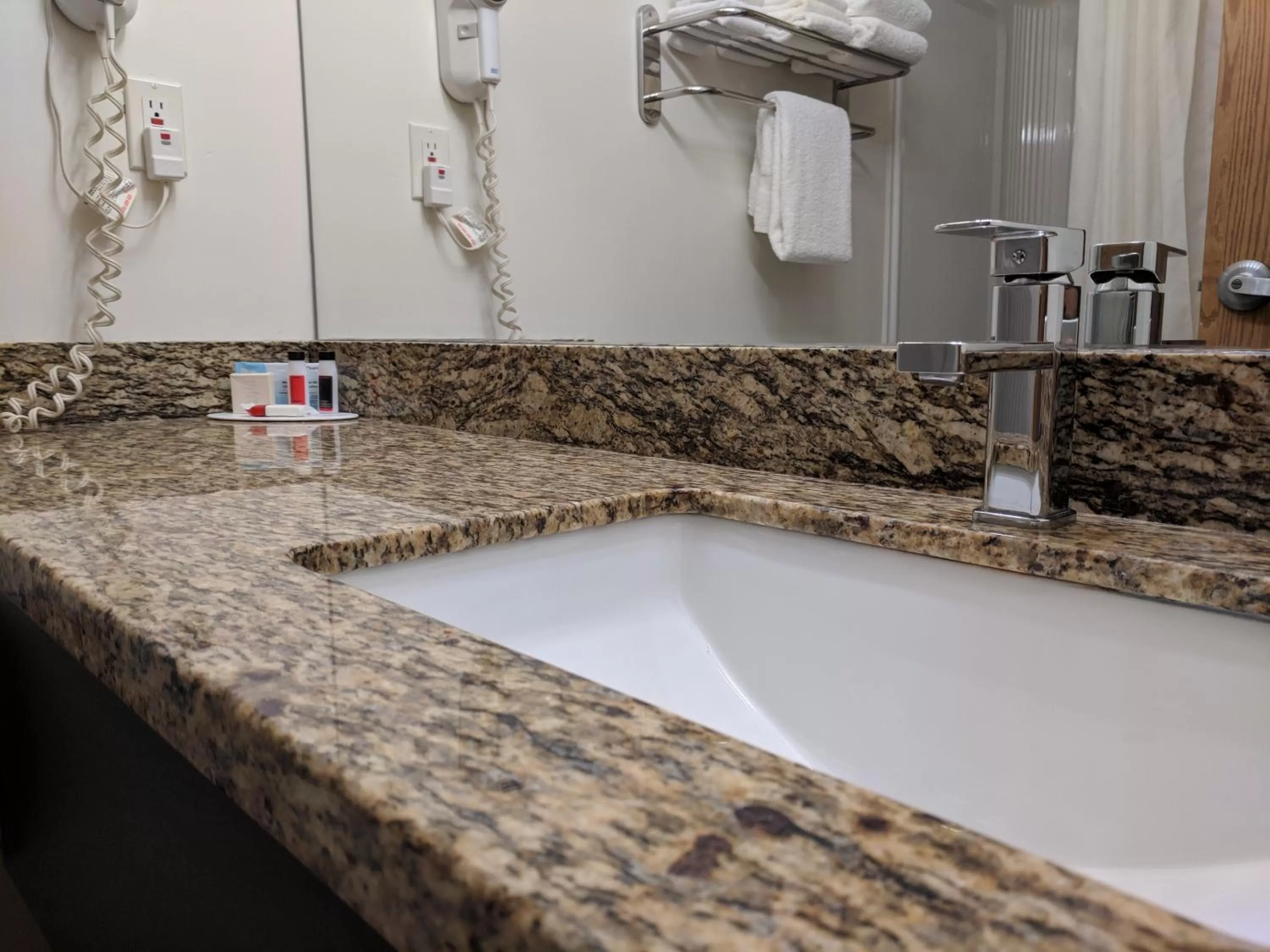 Bathroom in Super 8 by Wyndham Portage La Prairie MB