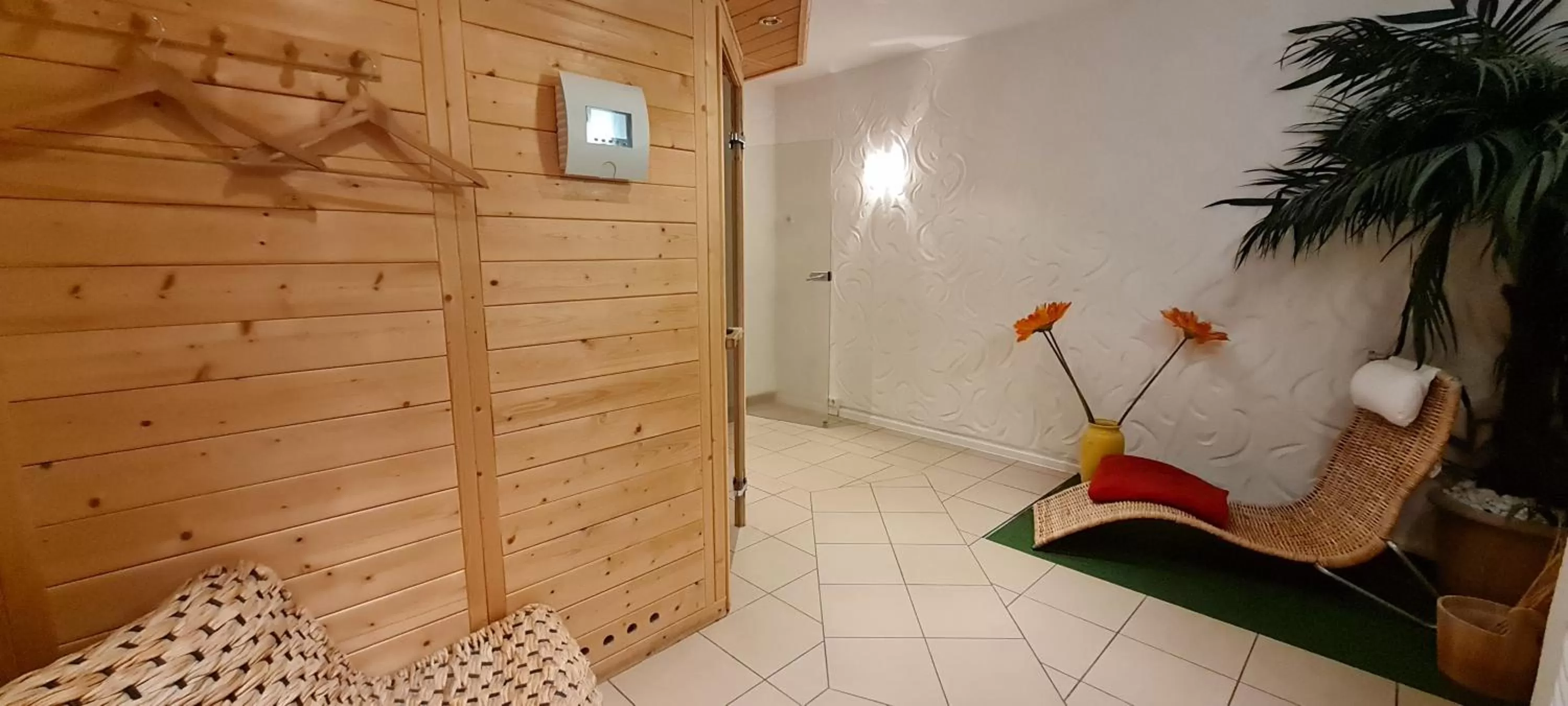 Sauna in Hotel Prox