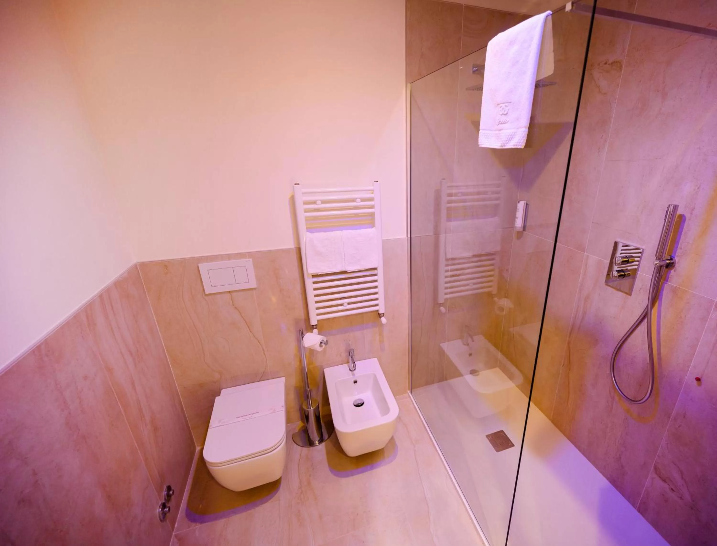 Shower in Regiohotel Manfredi