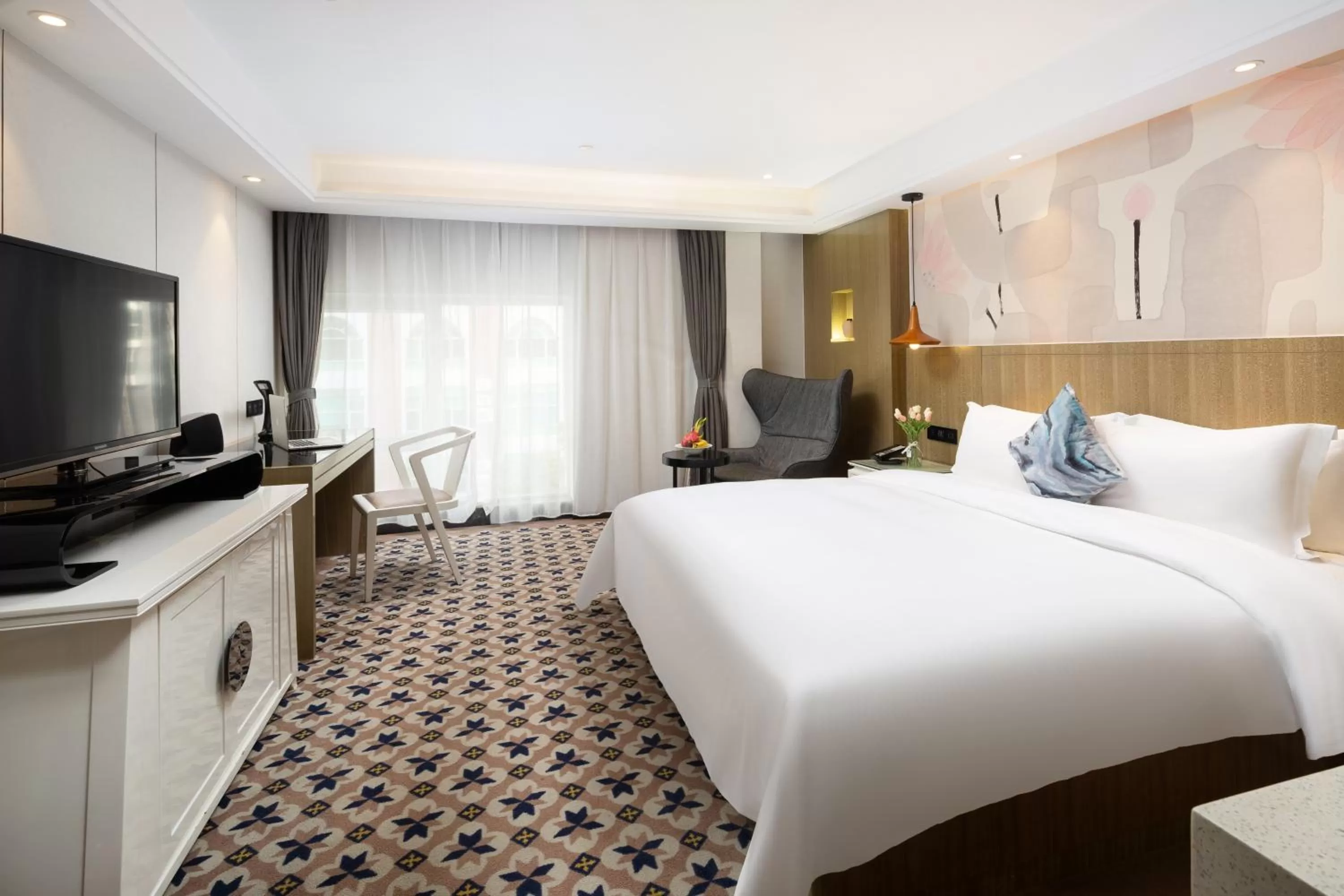 Property building, Bed in Paco Hotel Gangding Metro Guangzhou