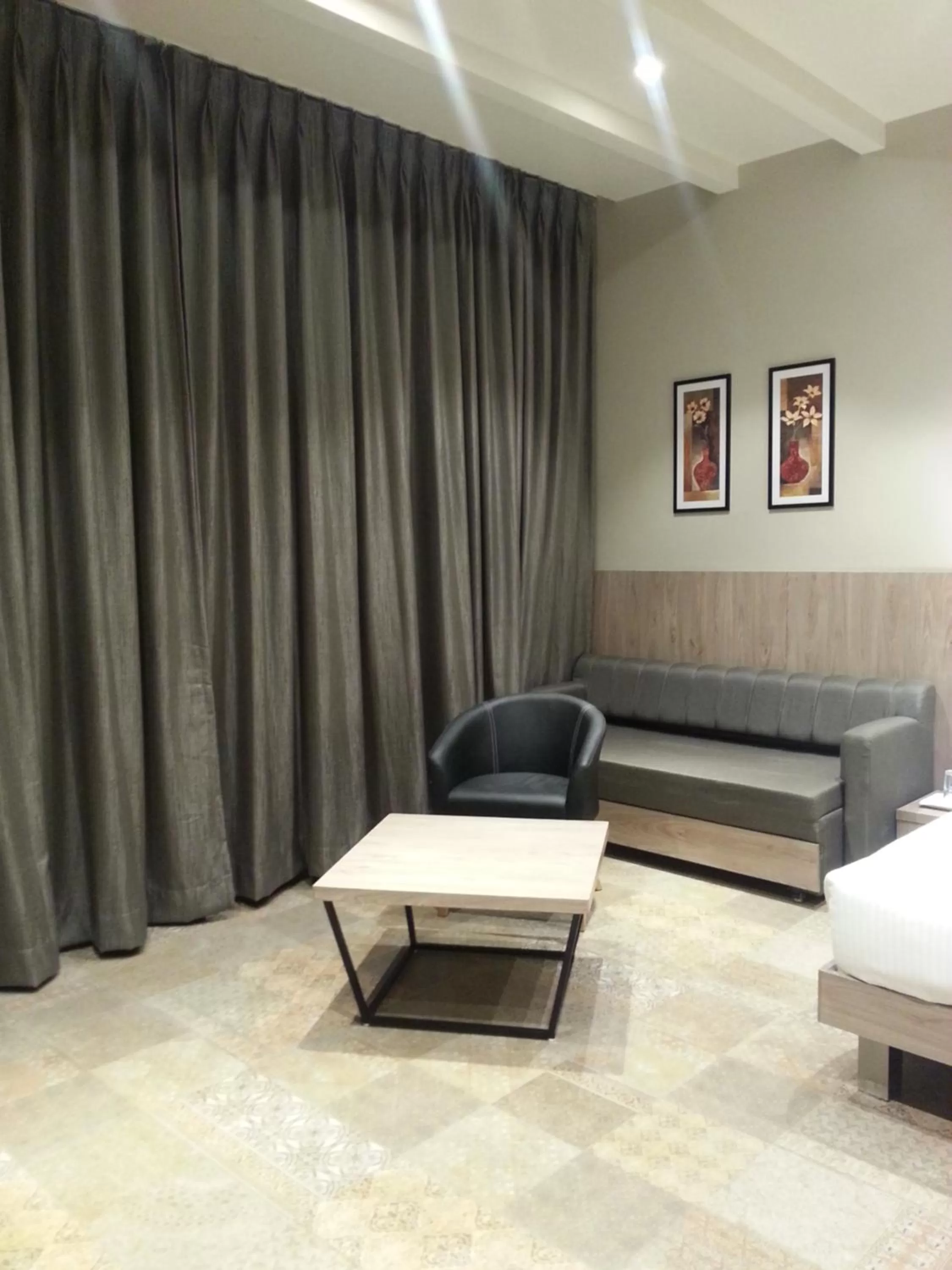 View (from property/room), Seating Area in Hotel Aurus