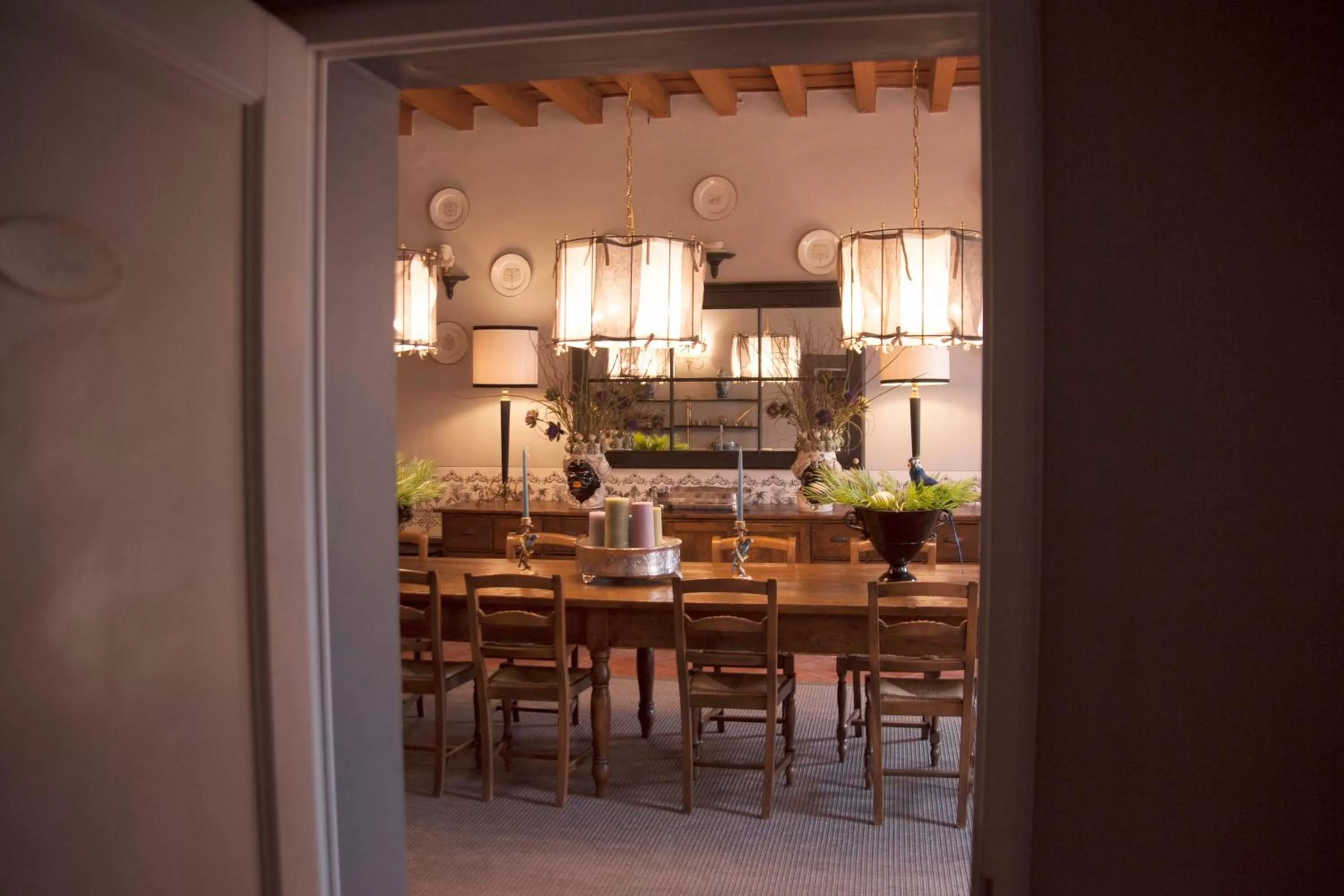 Communal lounge/ TV room in Antica Dimora De' Benci