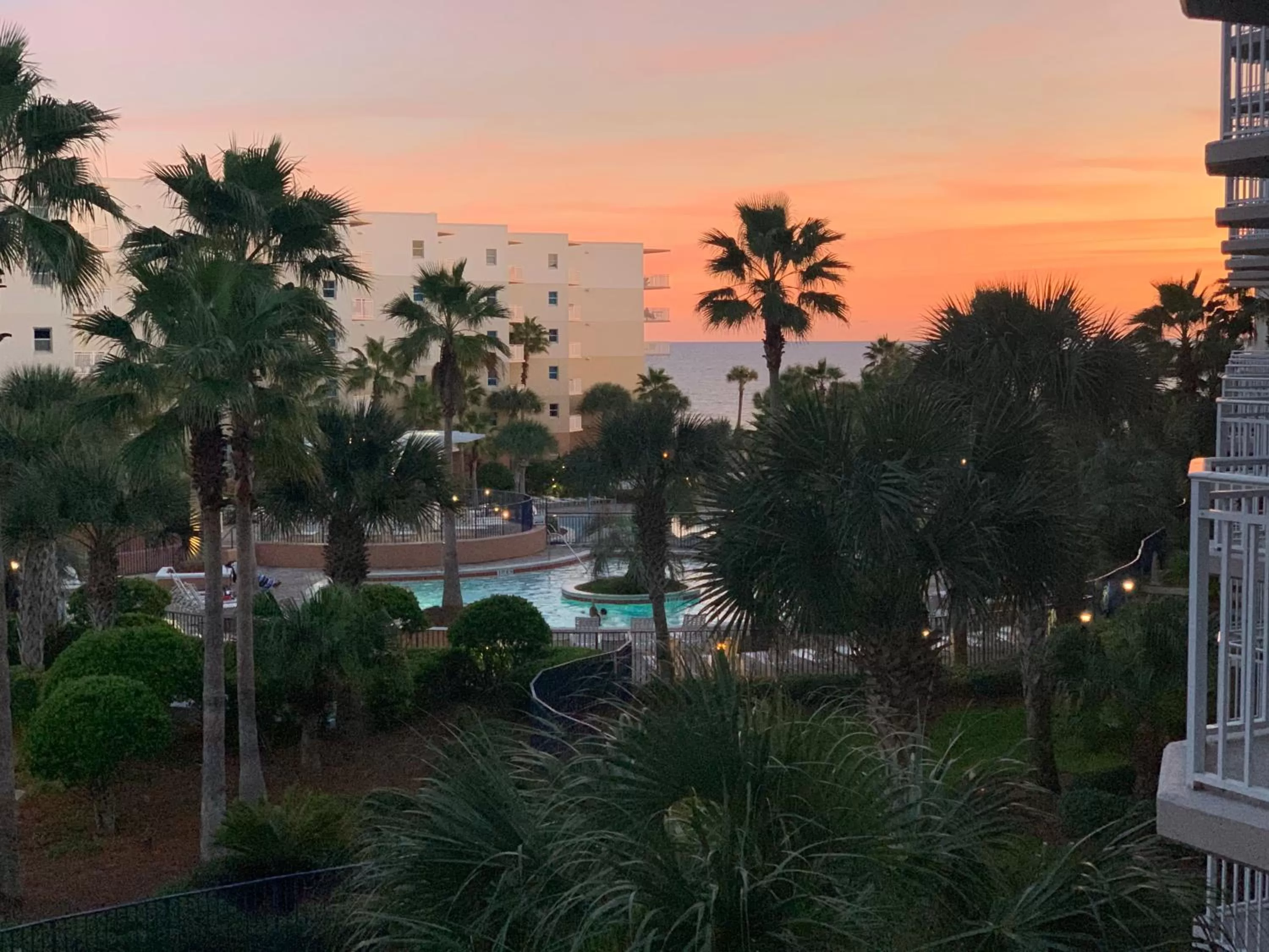 Sunset in Waterscape Resort by Tufan