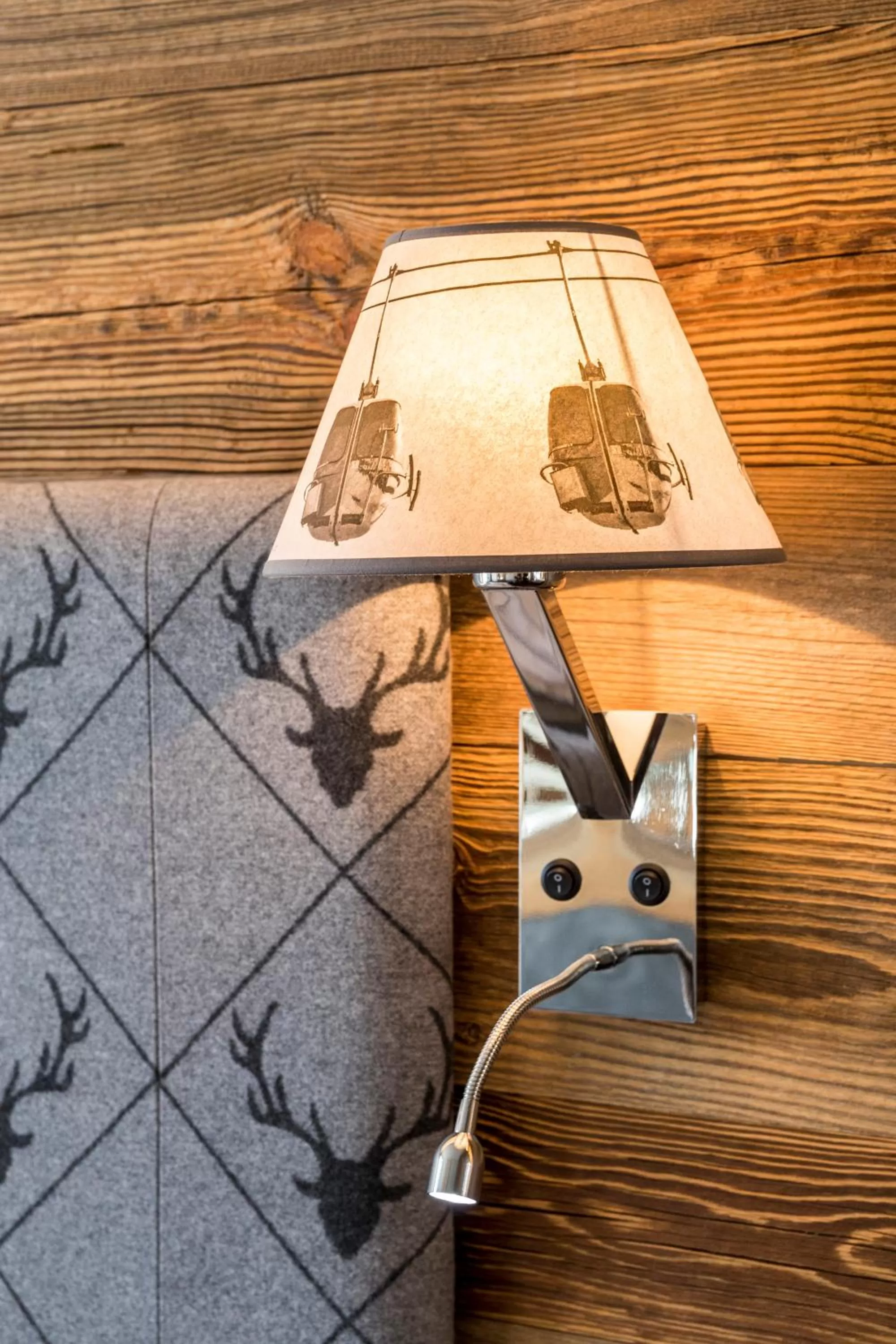 Decorative detail in Hôtel les Campanules by Les Etincelles