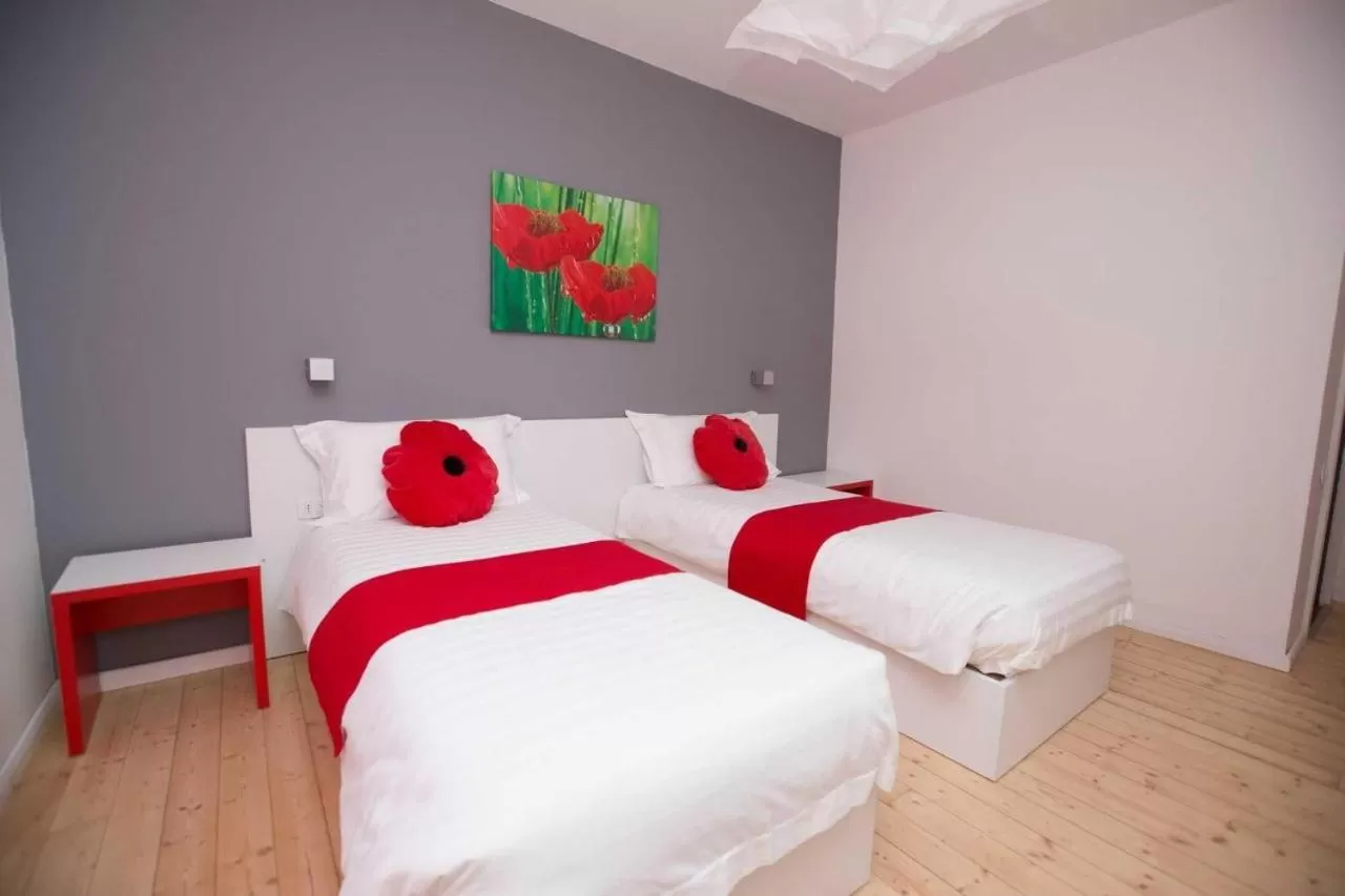 Bedroom, Bed in Hotel Rimini Tirana