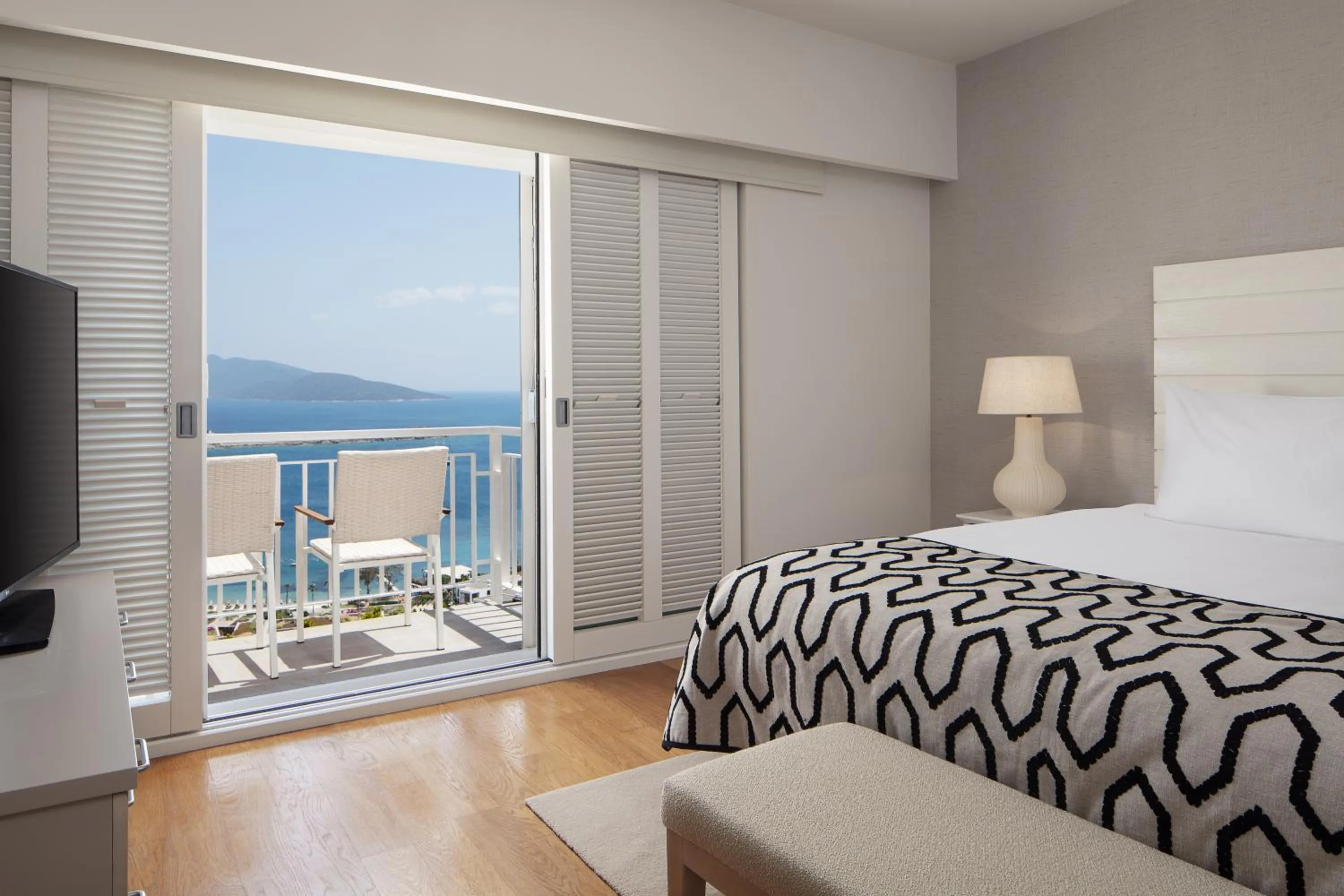 Bed in Doria Hotel Bodrum-City Center
