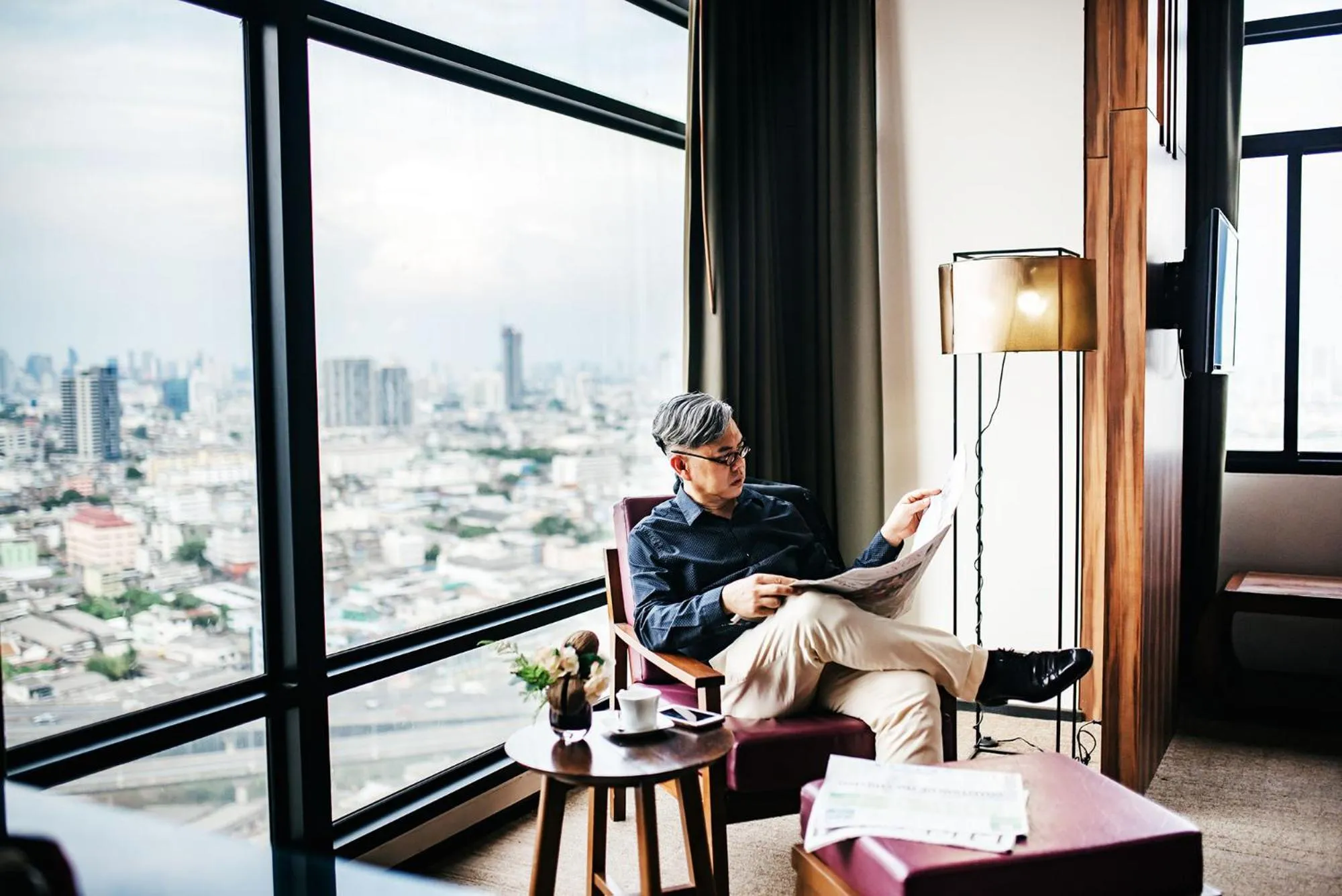 City view in Grand Howard Hotel Bangkok