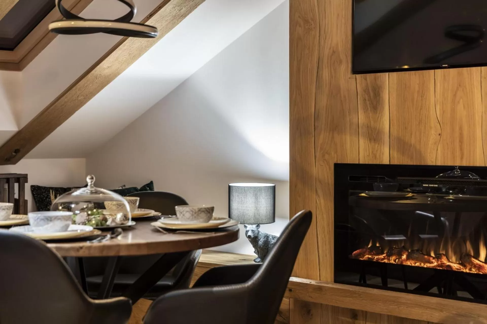 Seating area in Białka Residence Ski - 50 m do Termy Bania Odkryj-Białke